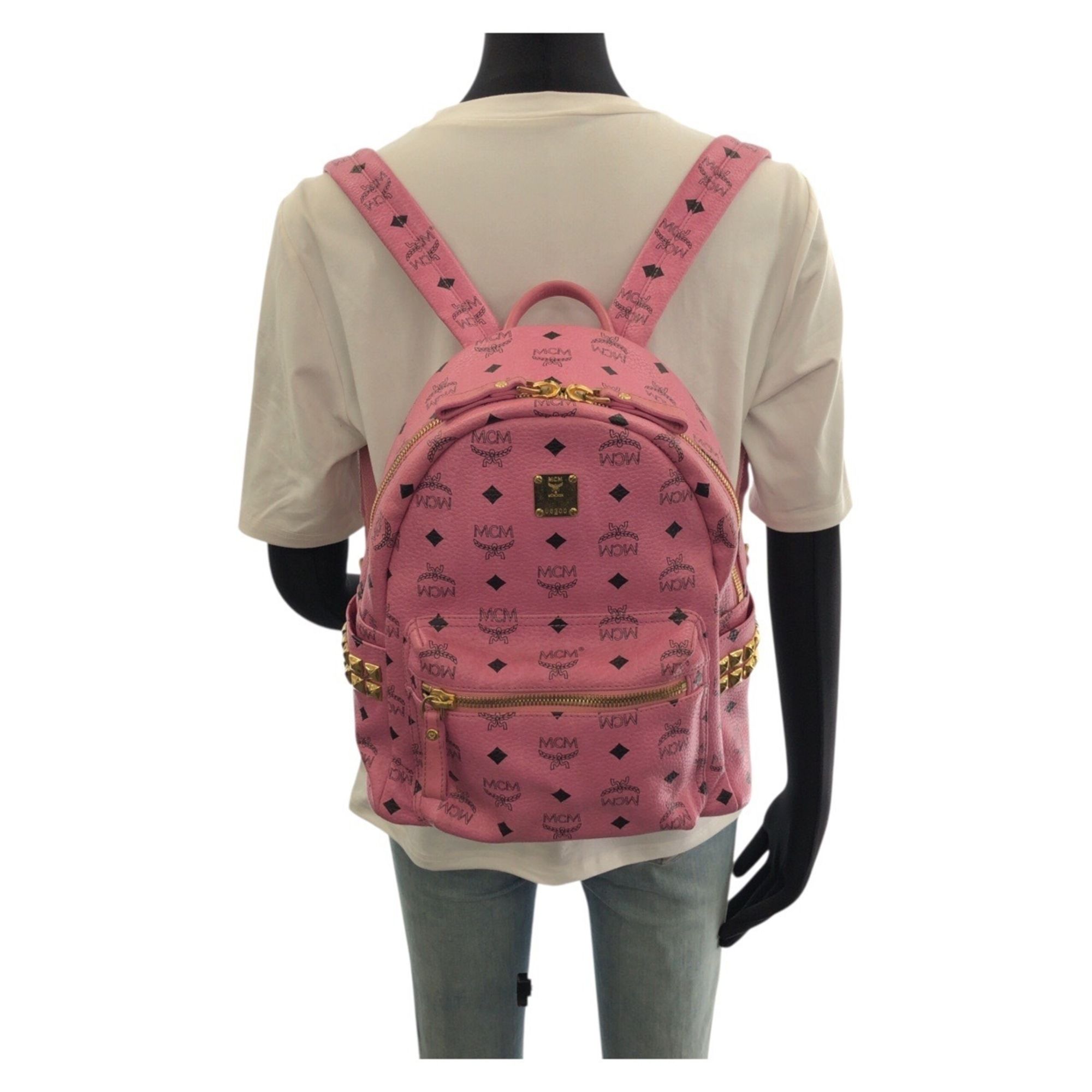 Leather Backpack (Pre-Owned) - MCM - Modalova