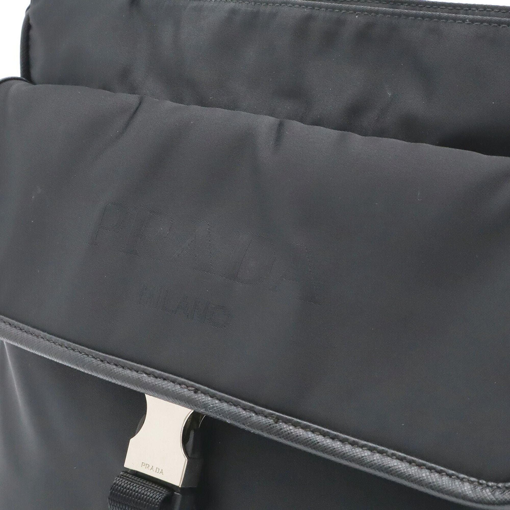 Nylon Leather Shoulder Bag (Pre-Owned) - Prada - Modalova