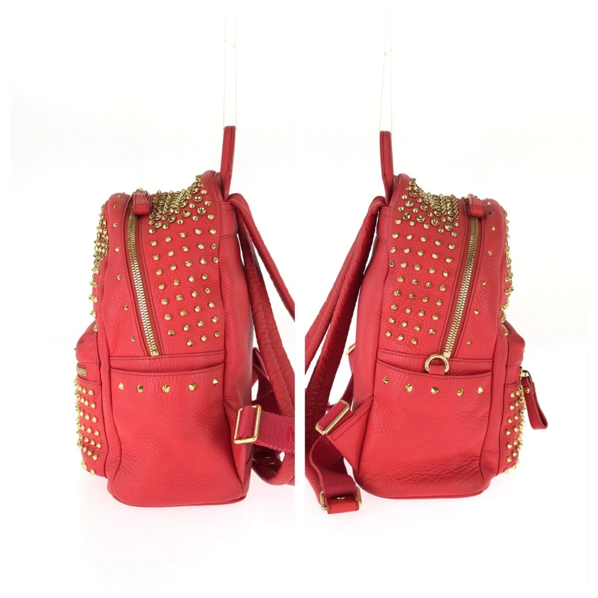 Leather Rhinestone Backpack (Pre-Owned) - MCM - Modalova