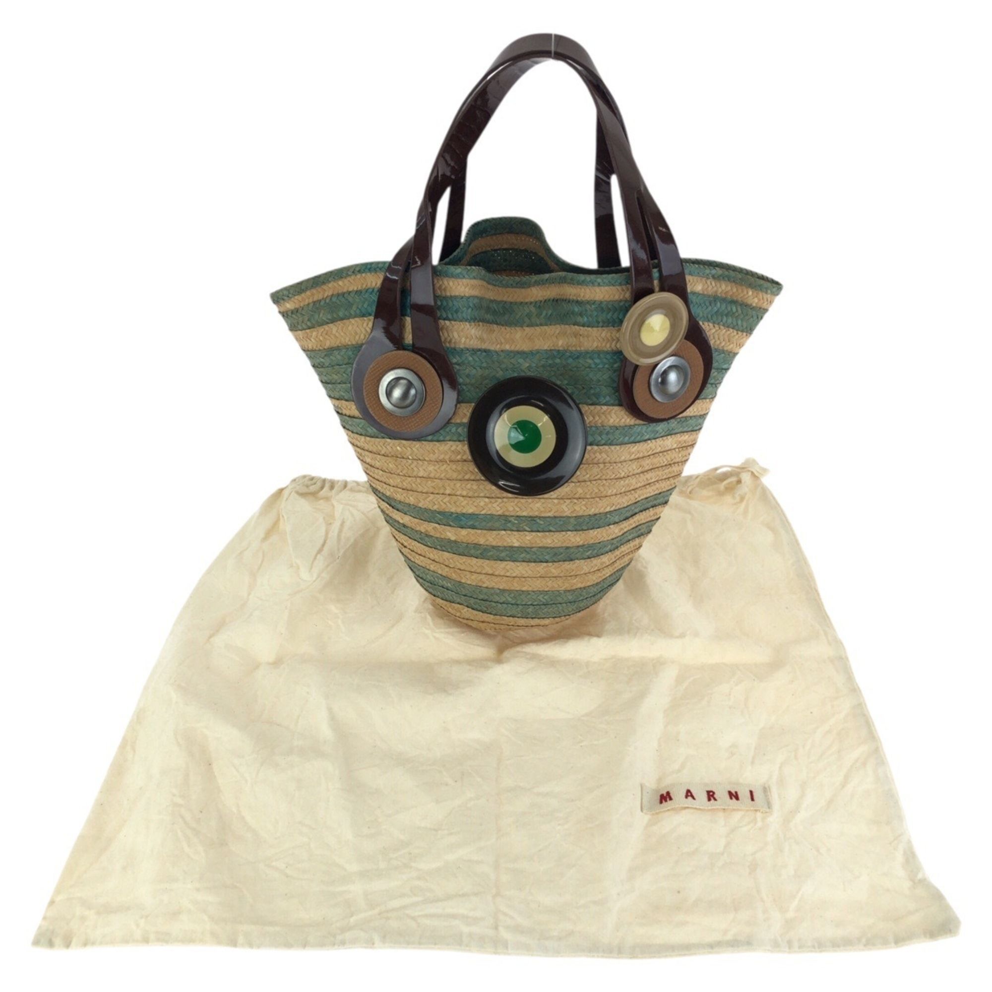 Straw Handbag (Pre-Owned) - Marni - Modalova