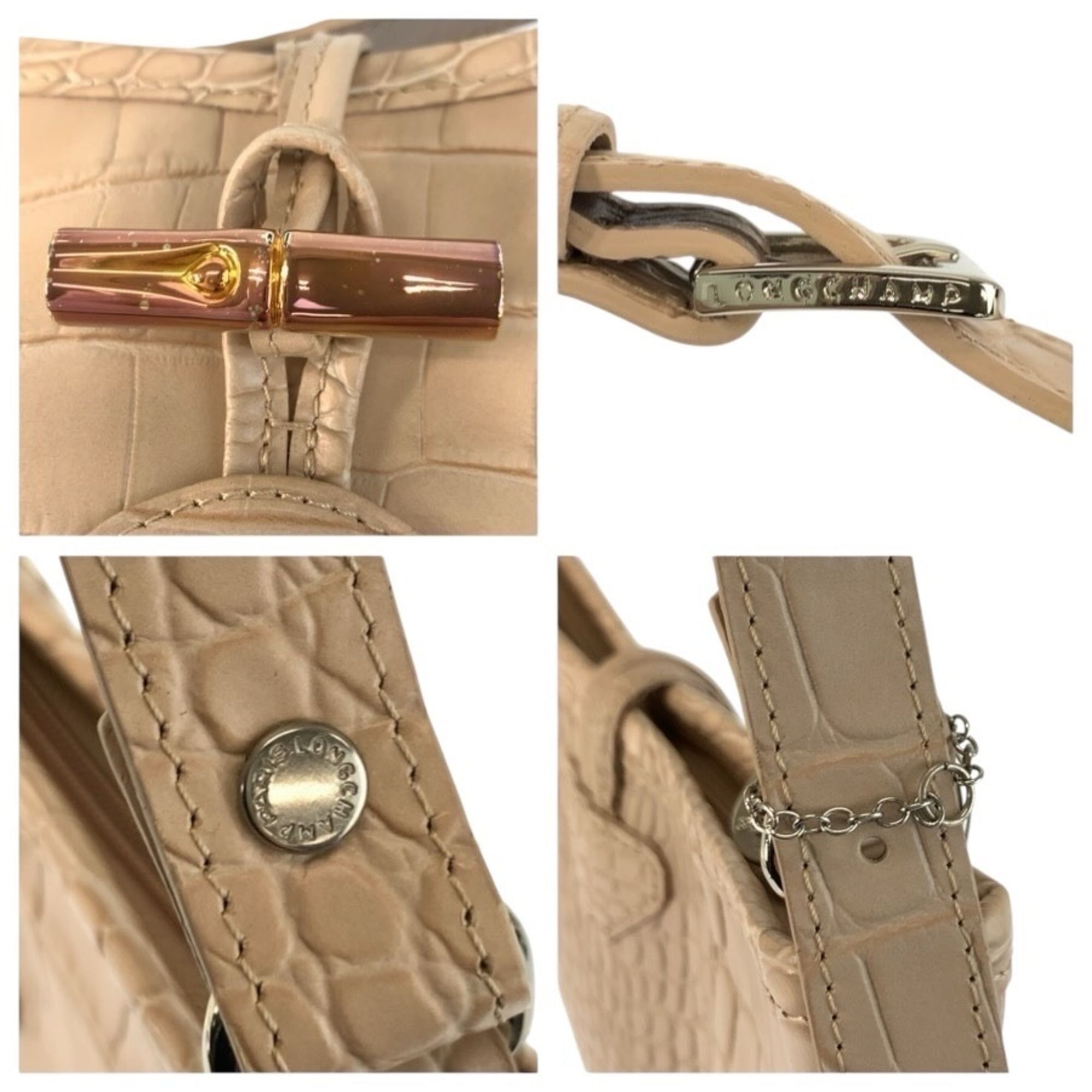 Leather Pochette Shoulder Bag (Pre-Owned) - Longchamp - Modalova