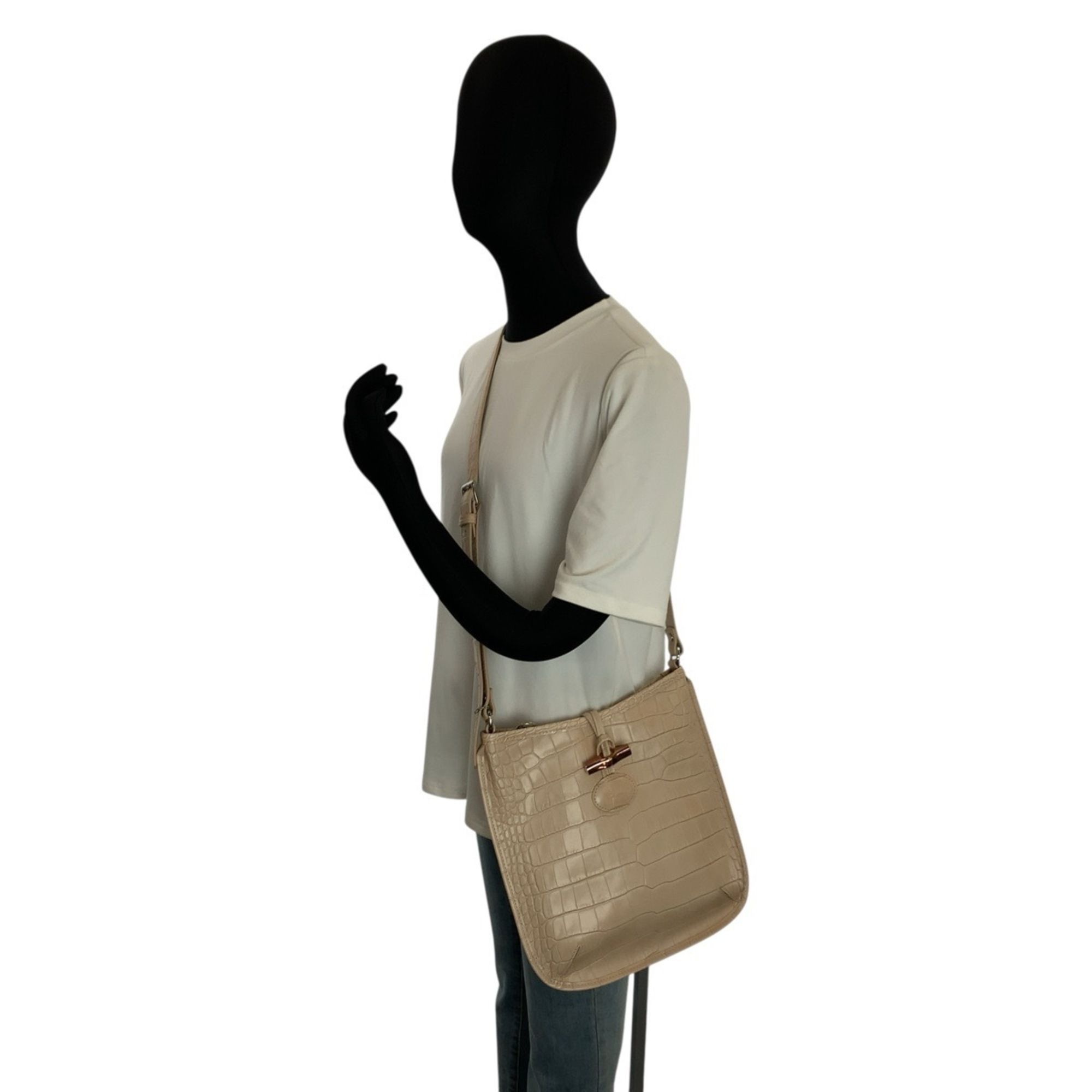 Leather Pochette Shoulder Bag (Pre-Owned) - Longchamp - Modalova