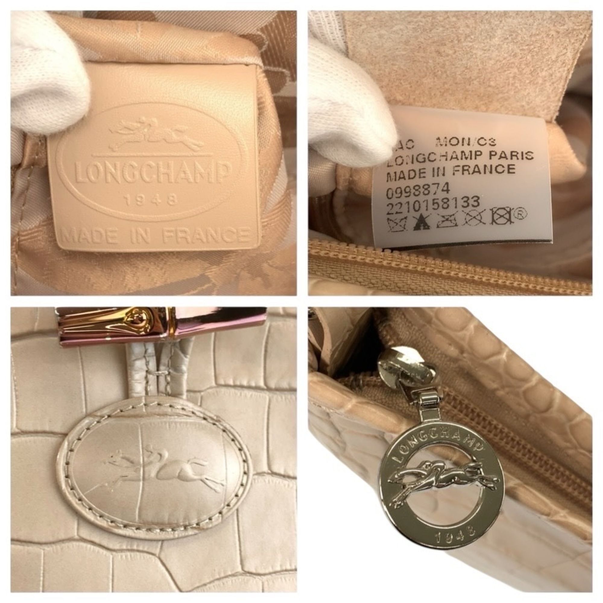 Leather Pochette Shoulder Bag (Pre-Owned) - Longchamp - Modalova