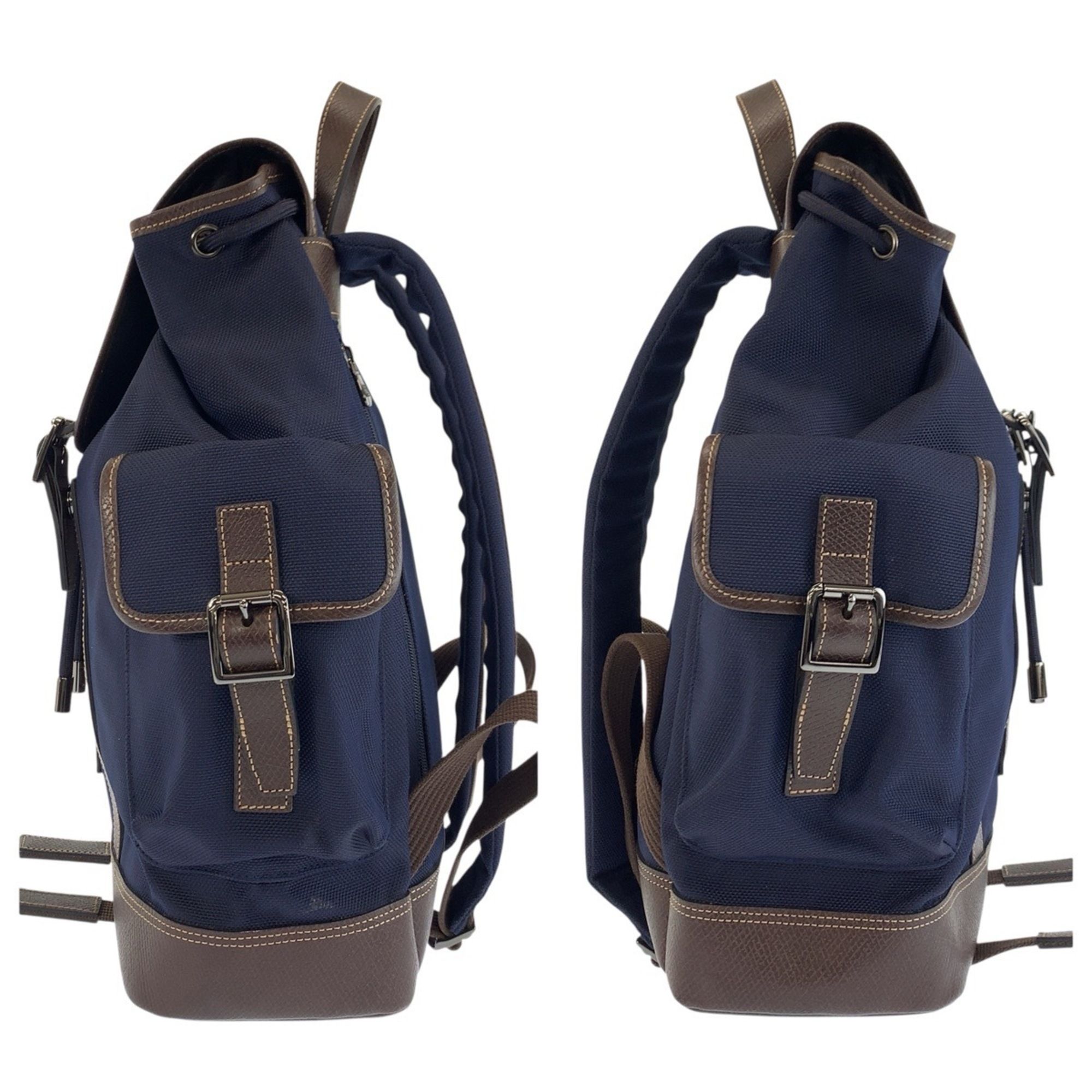 Canvas Leather Backpack (Pre-Owned) - Longchamp - Modalova