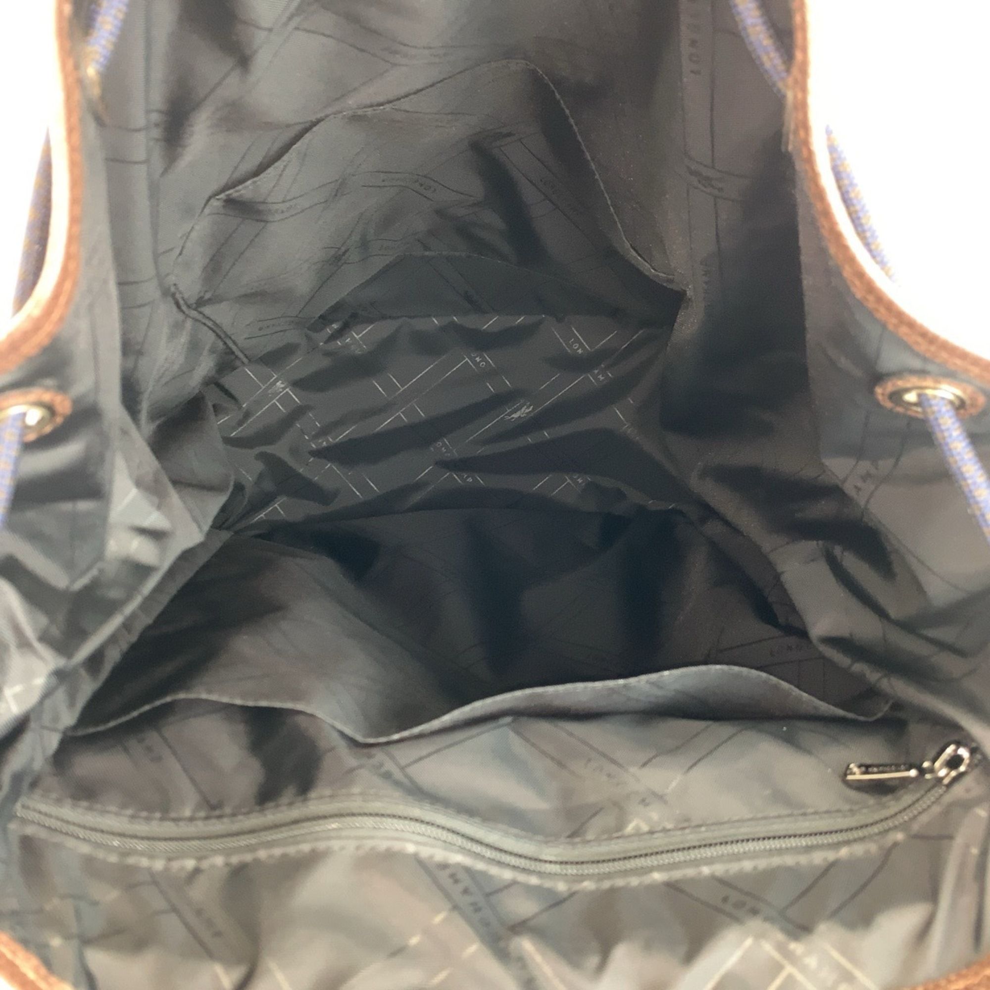 Canvas Leather Backpack (Pre-Owned) - Longchamp - Modalova