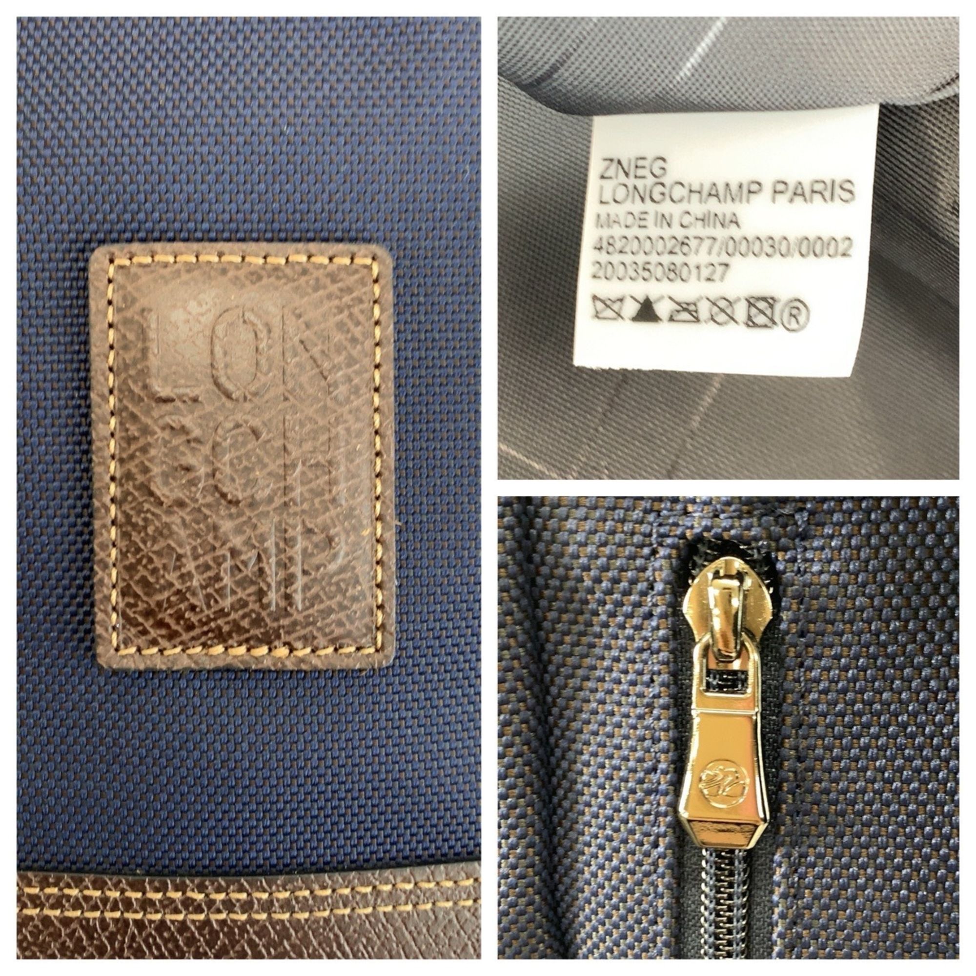 Canvas Leather Backpack (Pre-Owned) - Longchamp - Modalova