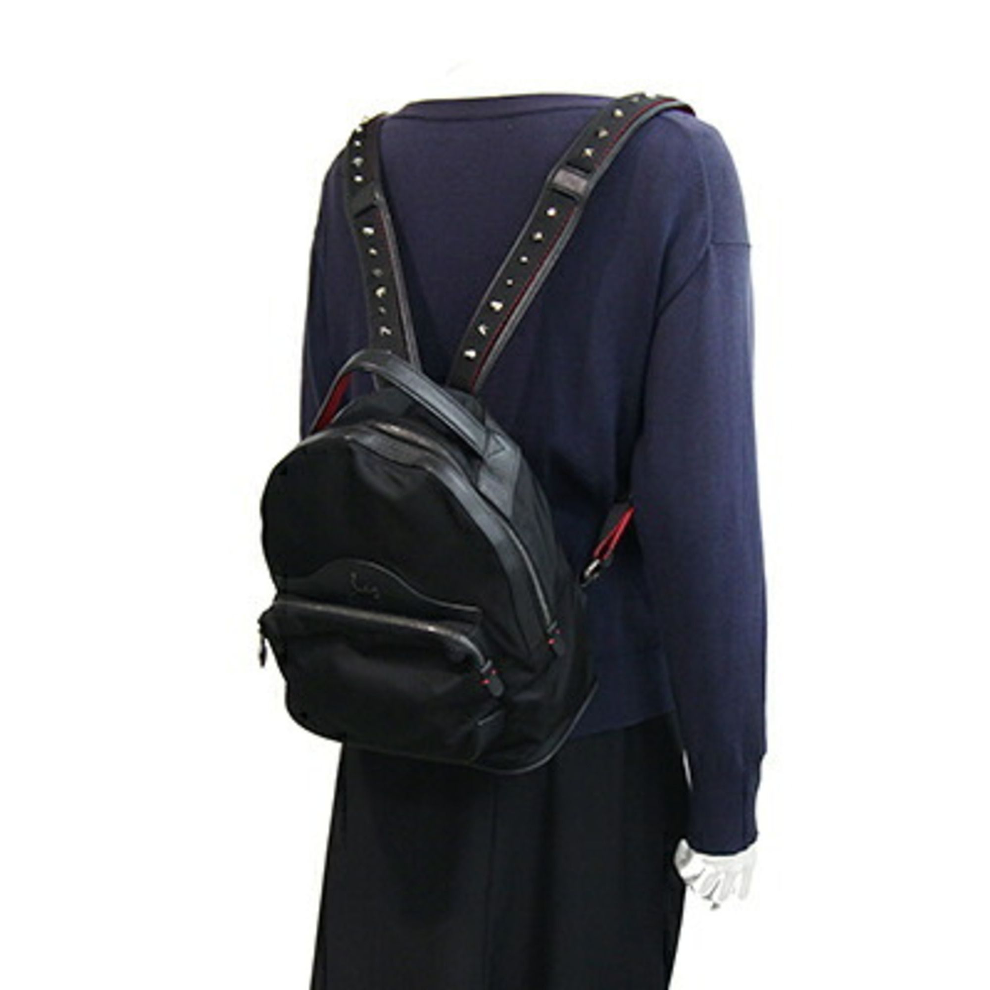 Nylon Leather Backpack (Pre-Owned) - Christian Louboutin - Modalova