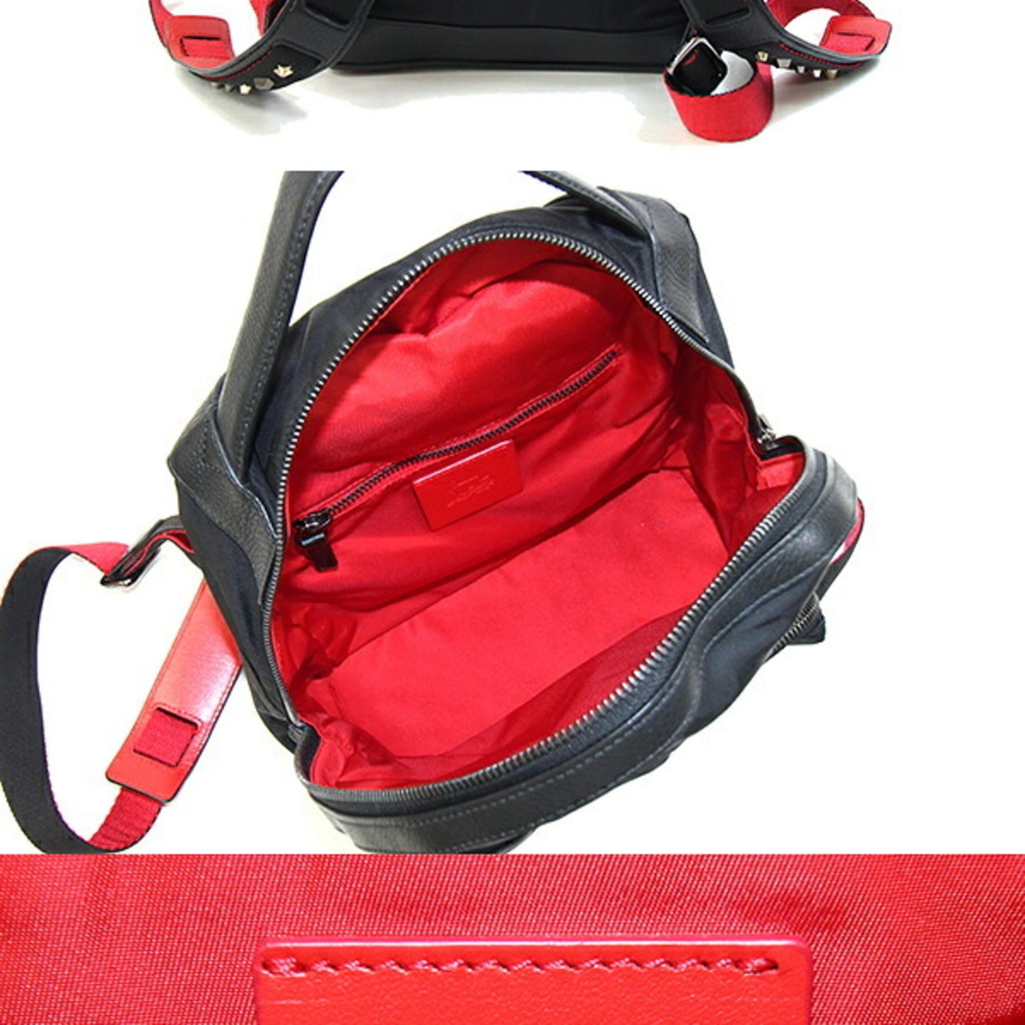 Nylon Leather Backpack (Pre-Owned) - Christian Louboutin - Modalova