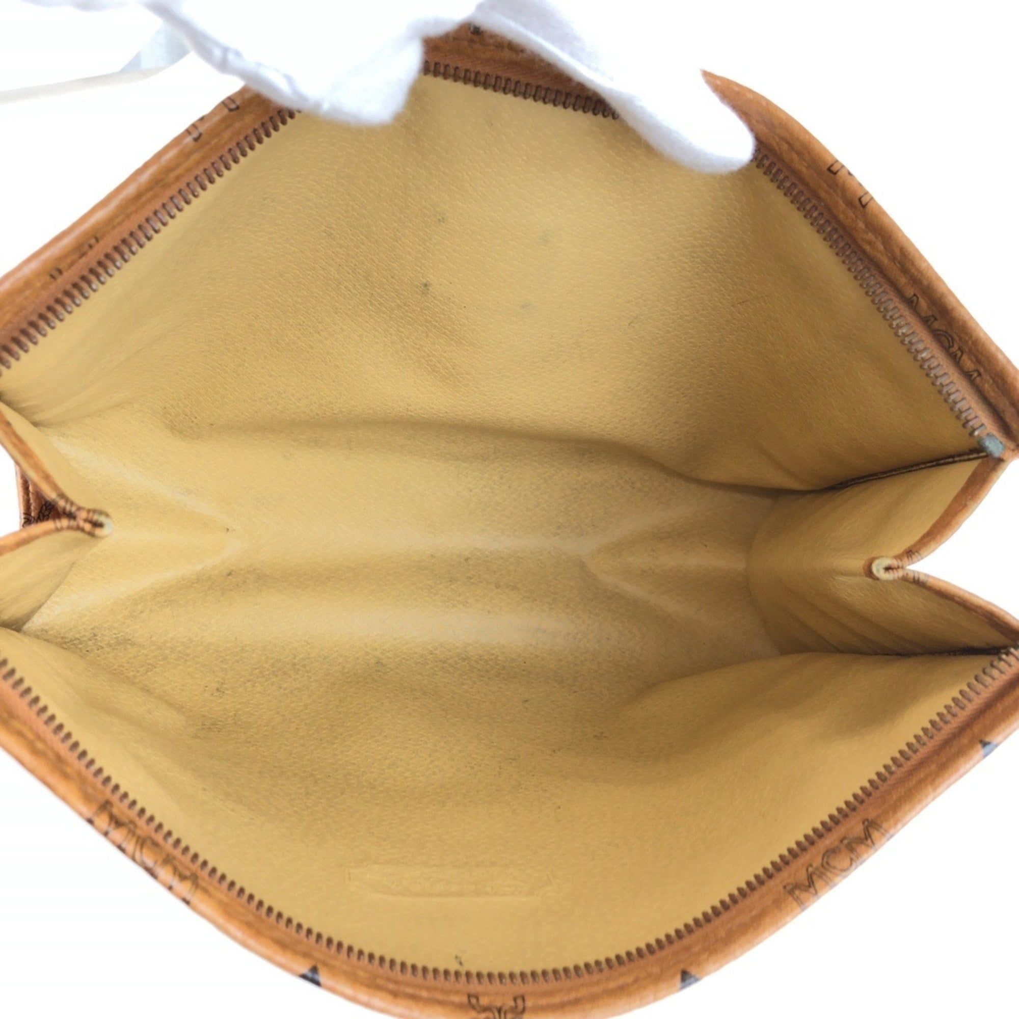 Leather Clutch Bag (Pre-Owned) - MCM - Modalova