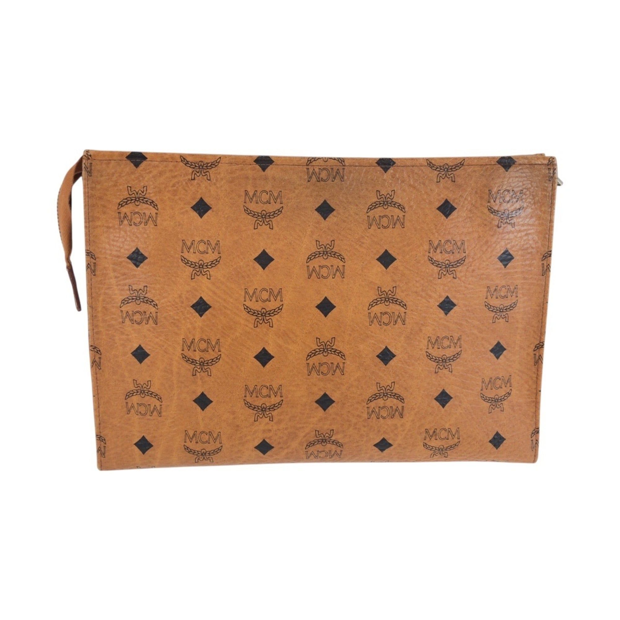 Leather Clutch Bag (Pre-Owned) - MCM - Modalova