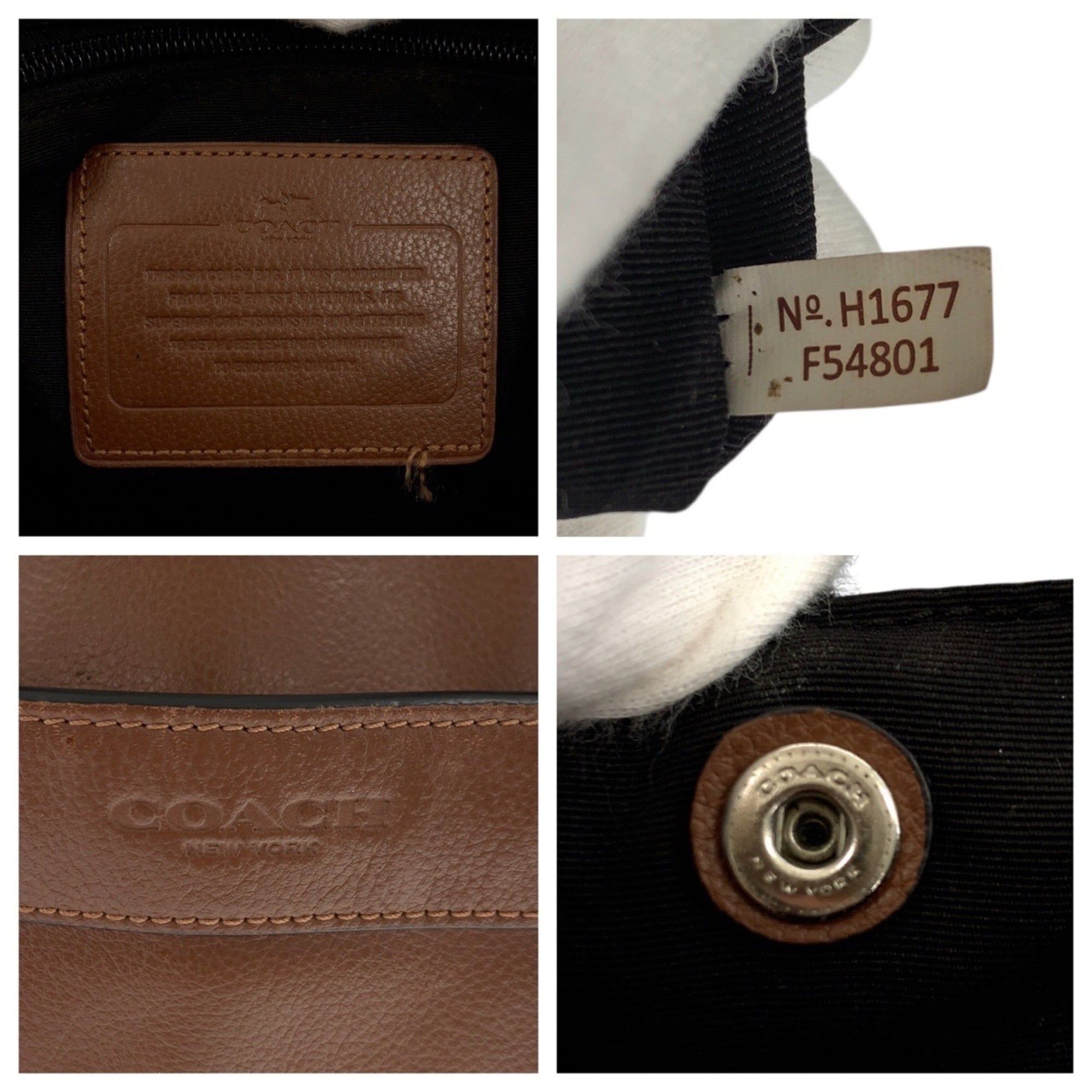 Leather Briefcase (Pre-Owned) - Coach - Modalova