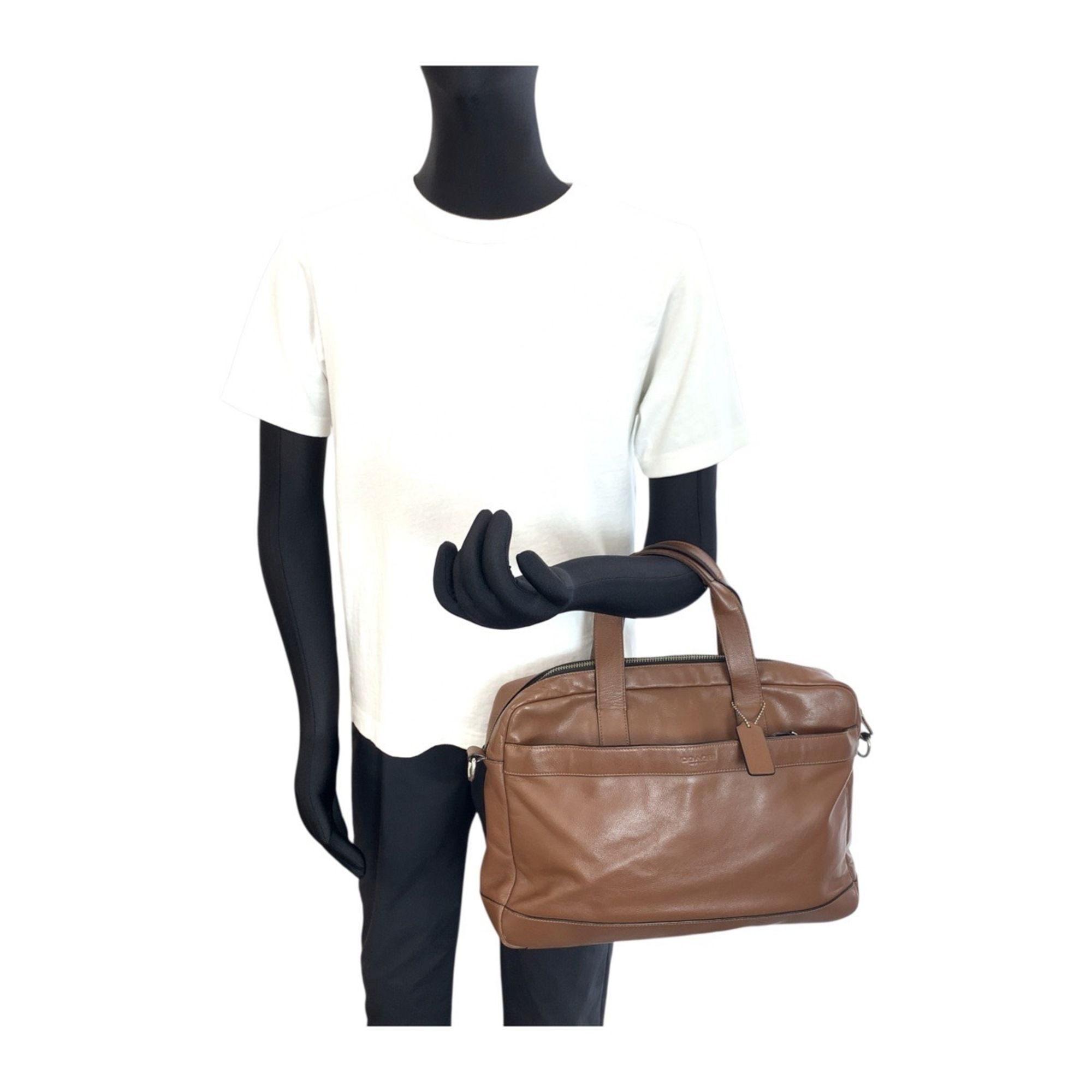 Leather Briefcase (Pre-Owned) - Coach - Modalova