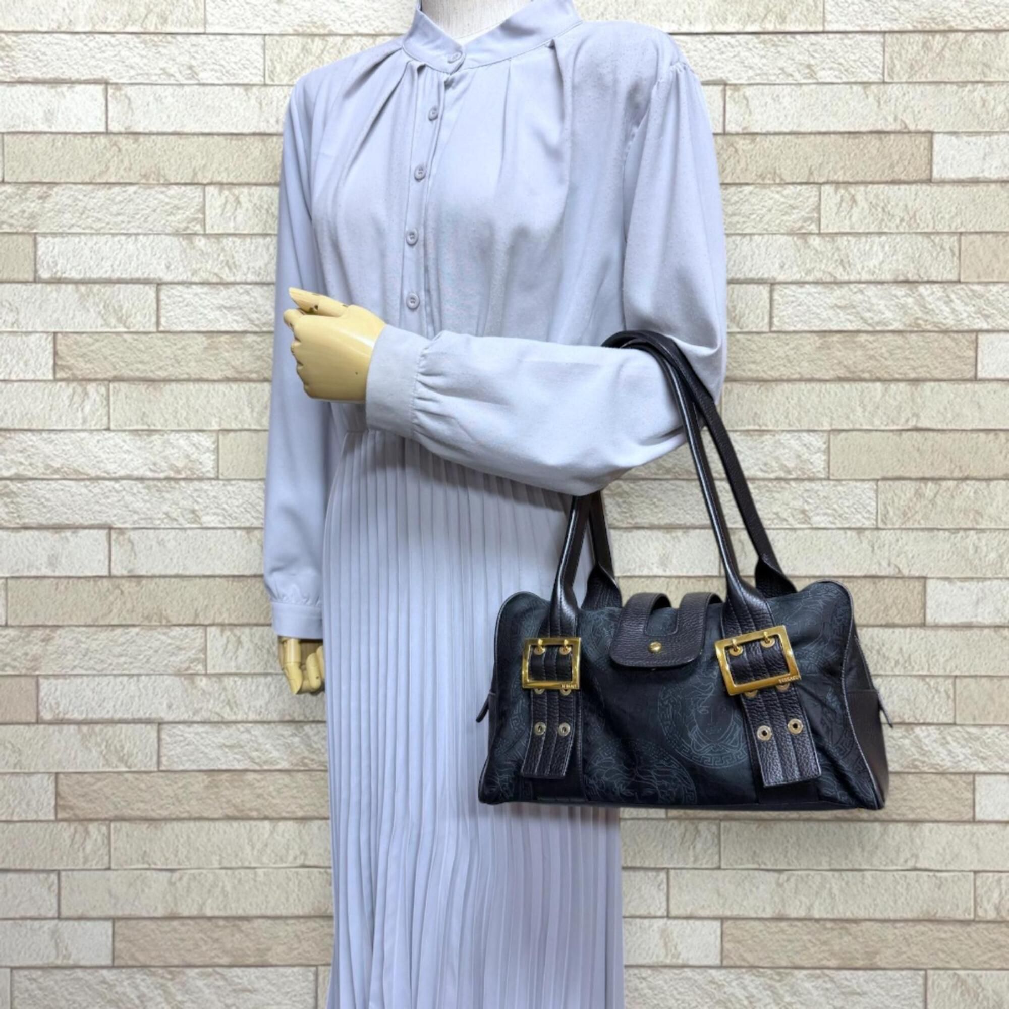 Canvas Handbag (Pre-Owned) - Versace - Modalova