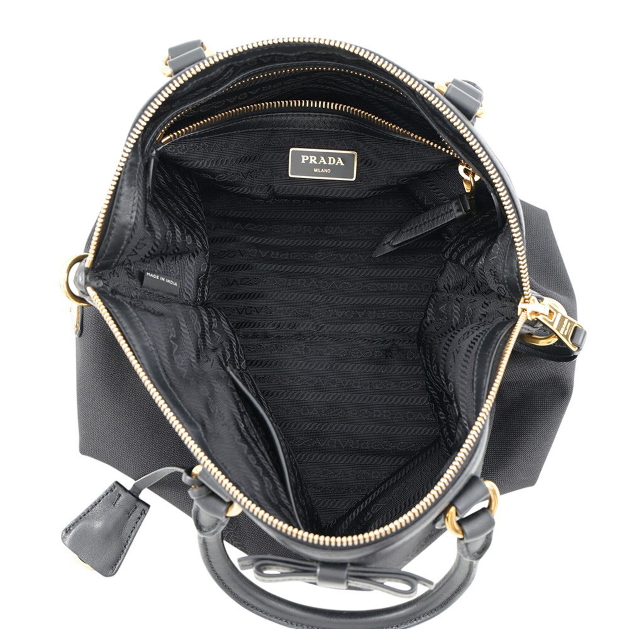 Canvas Leather Handbag (Pre-Owned) - Prada - Modalova
