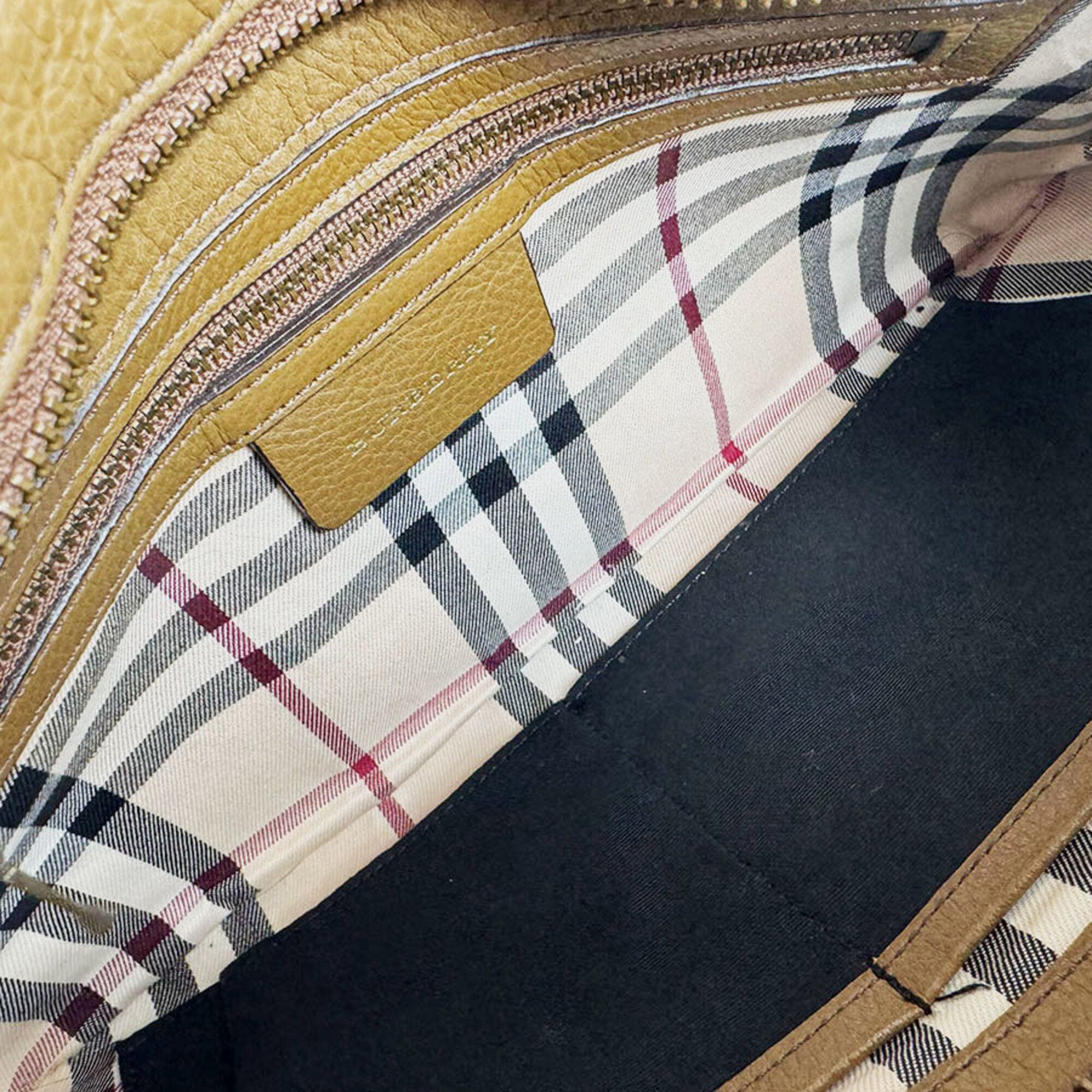 Leather Handbag (Pre-Owned) - Burberry - Modalova