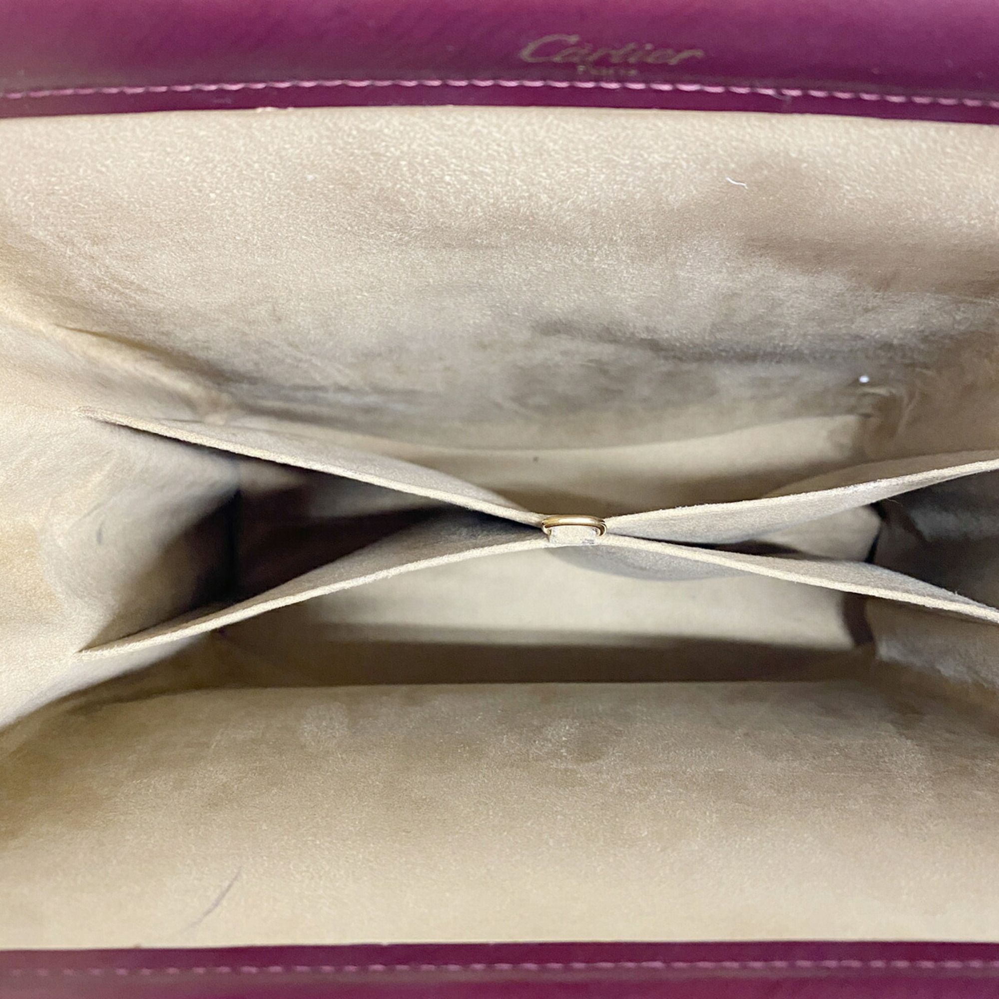 Leather Shoulder Bag (Pre-Owned) - Cartier - Modalova