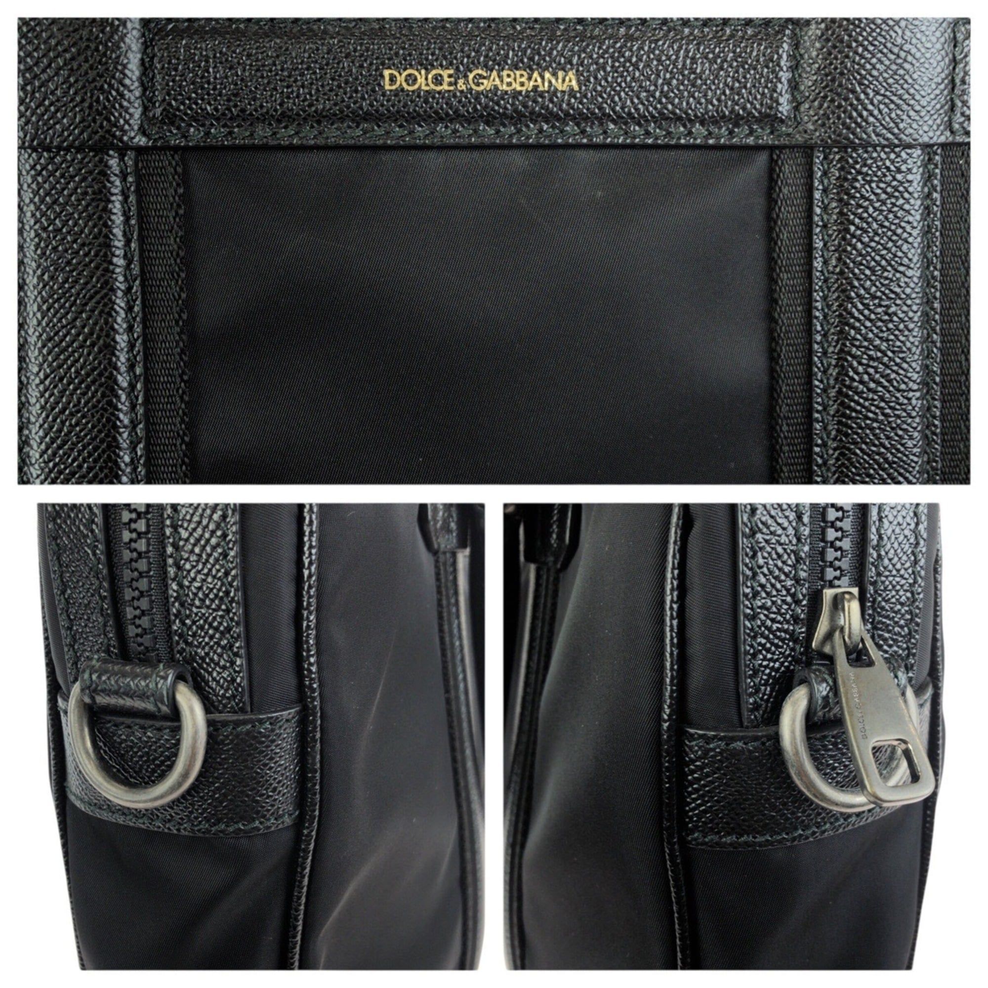 Nylon Leather Briefcase Shoulder Bag (Pre-Owned) - Dolce & Gabbana - Modalova