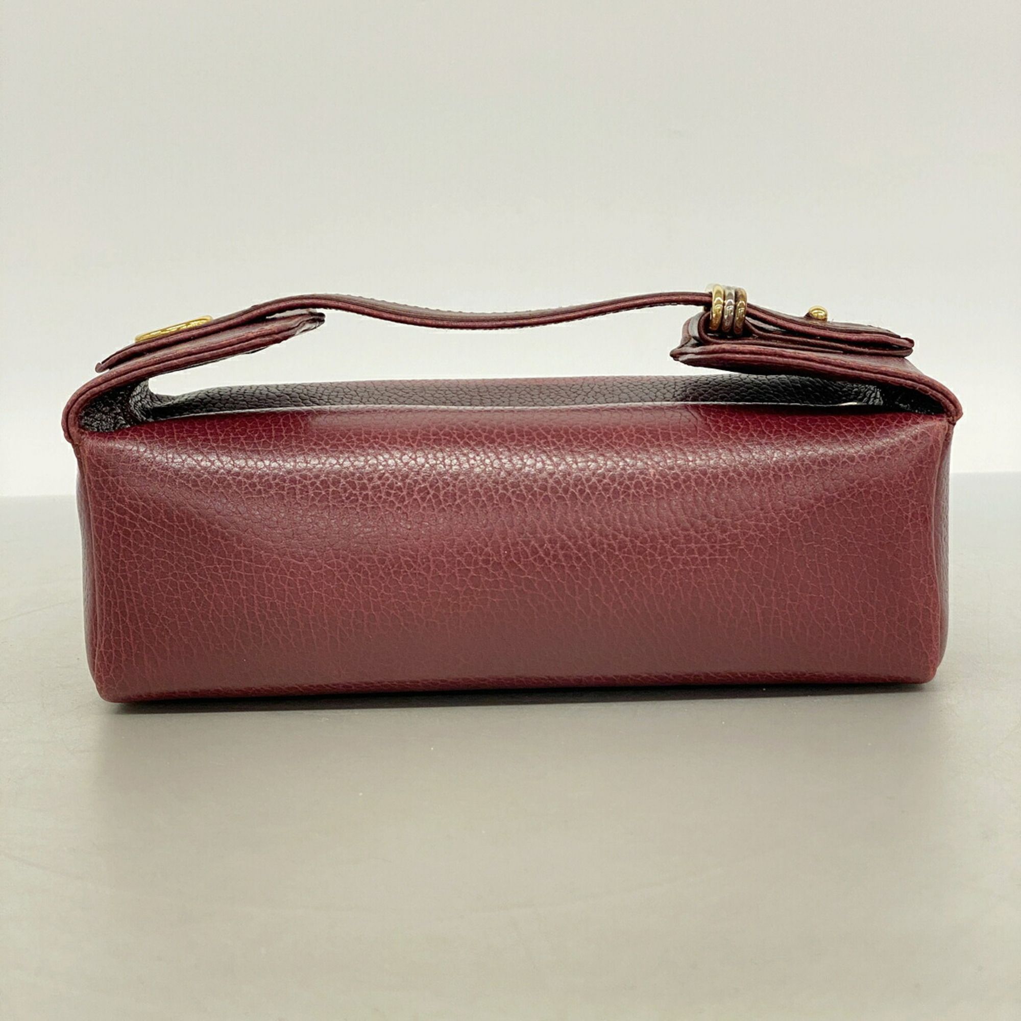 Leather Vanity Bag (Pre-Owned) - Cartier - Modalova
