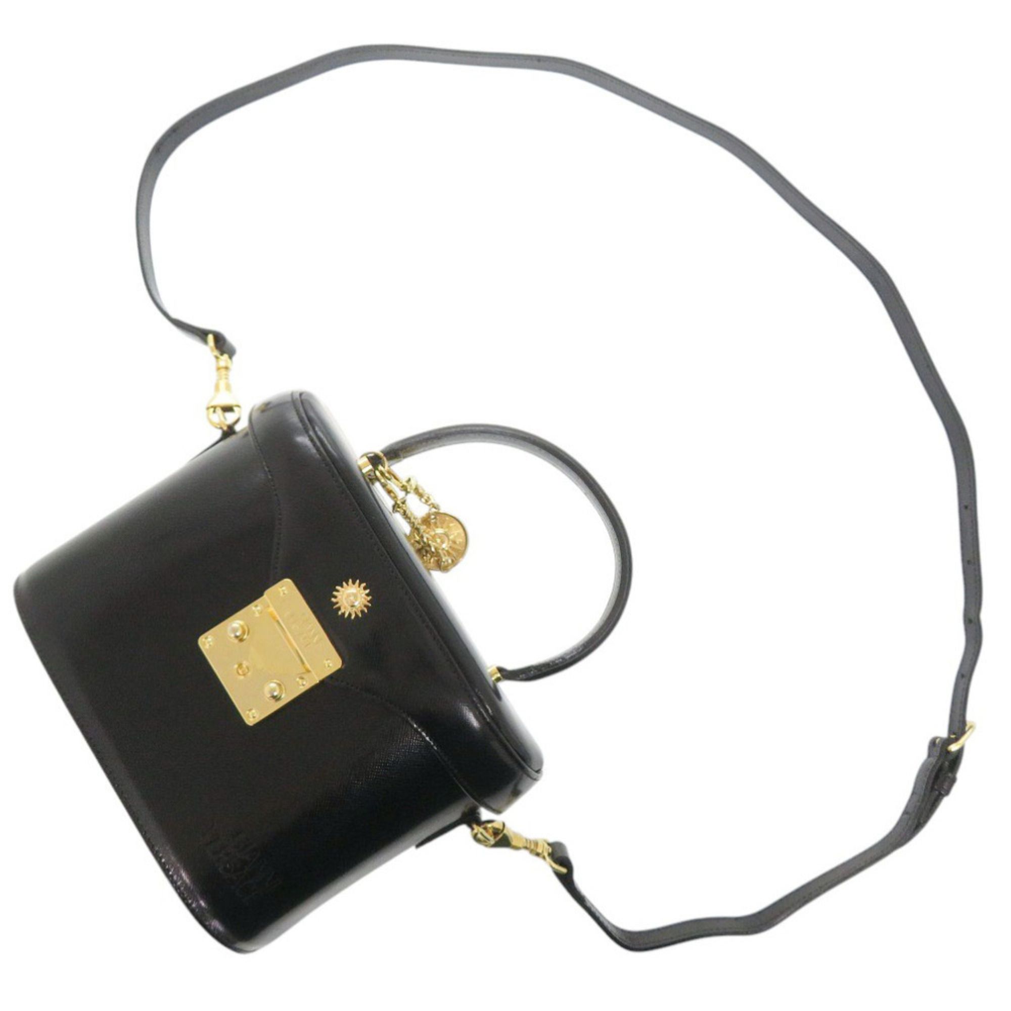 Leather Handbag Vanity Bag (Pre-Owned) - Versace - Modalova