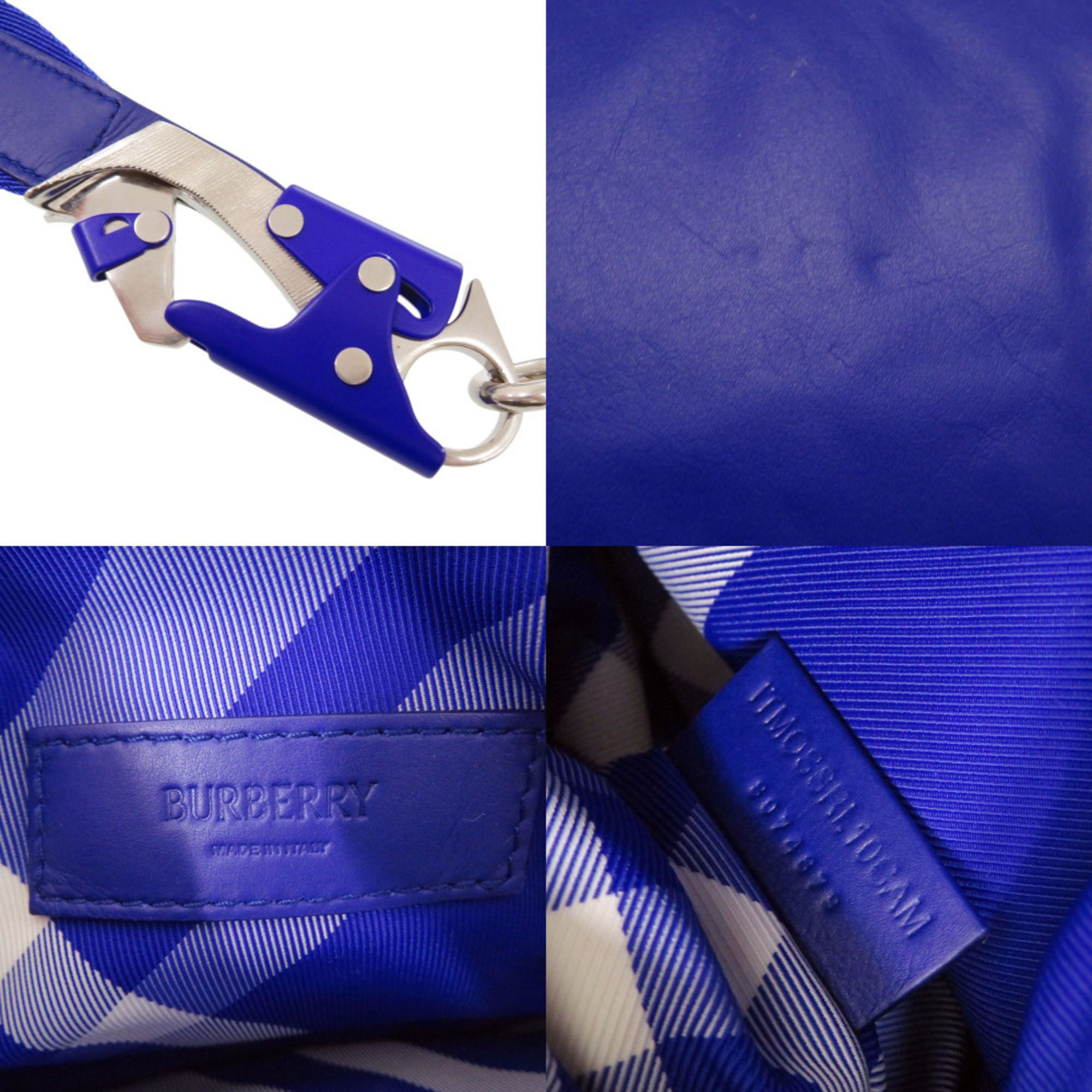 Leather Nylon Shoulder Bag Sling Bag (Pre-Owned) - Burberry - Modalova