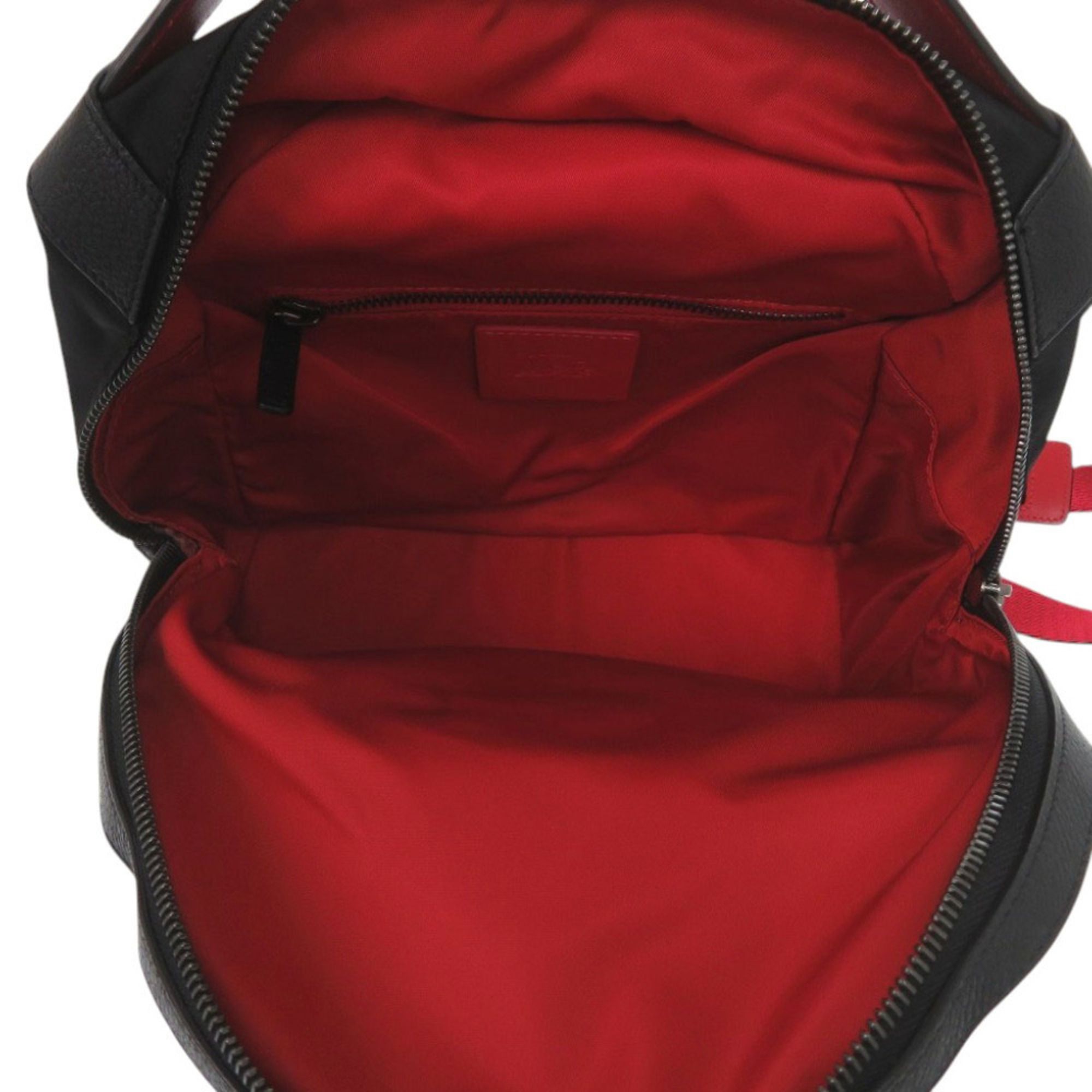 Nylon Leather Rubber Backpack (Pre-Owned) - Christian Louboutin - Modalova