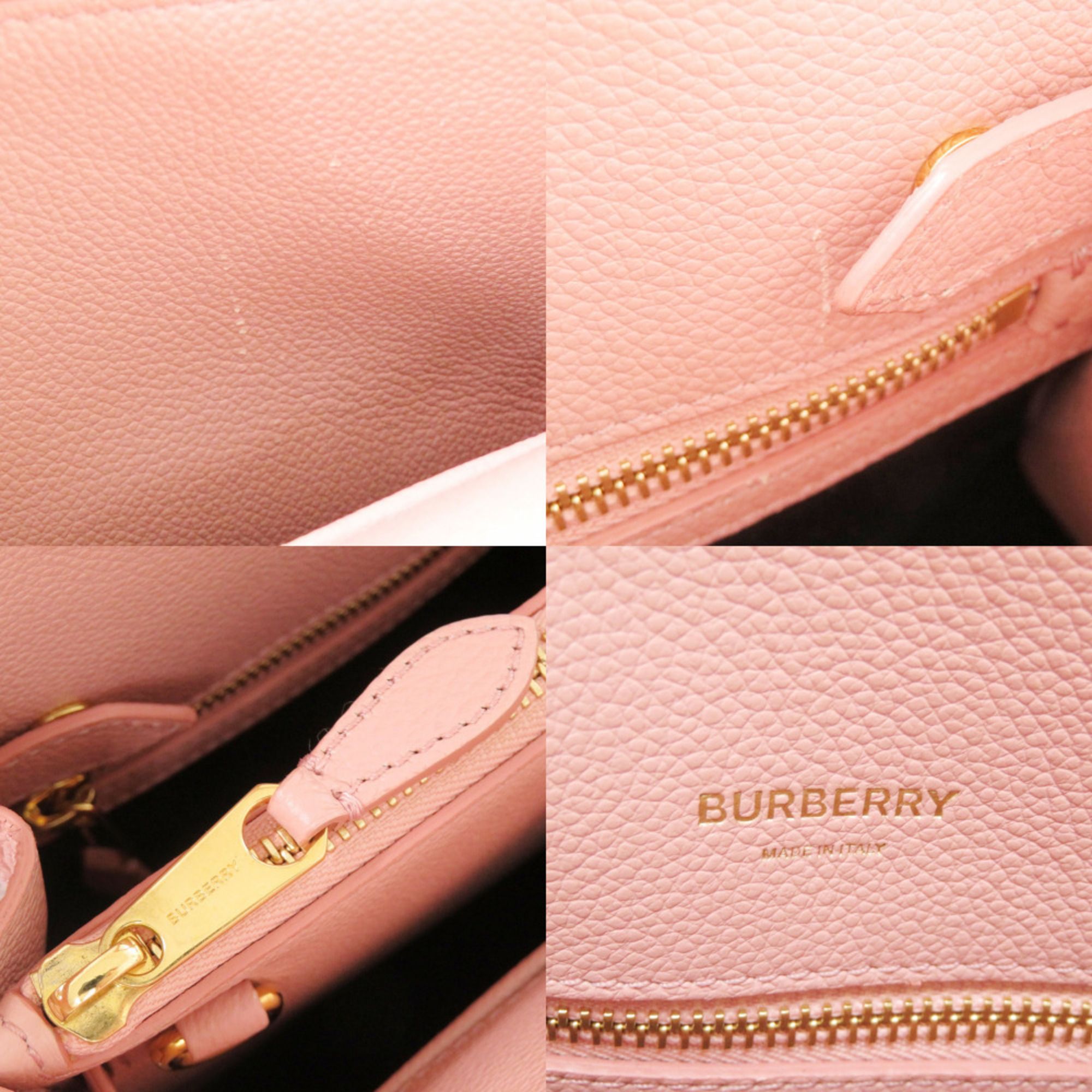 Leather Handbag (Pre-Owned) - Burberry - Modalova