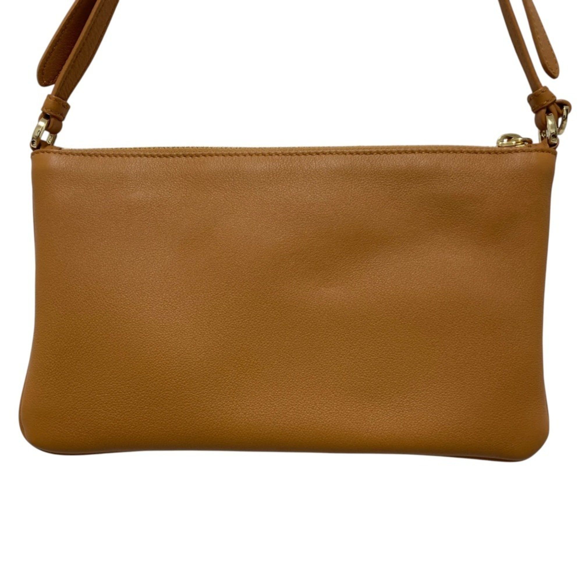 Leather Handbag Pouch Shoulder Bag (Pre-Owned) - Prada - Modalova