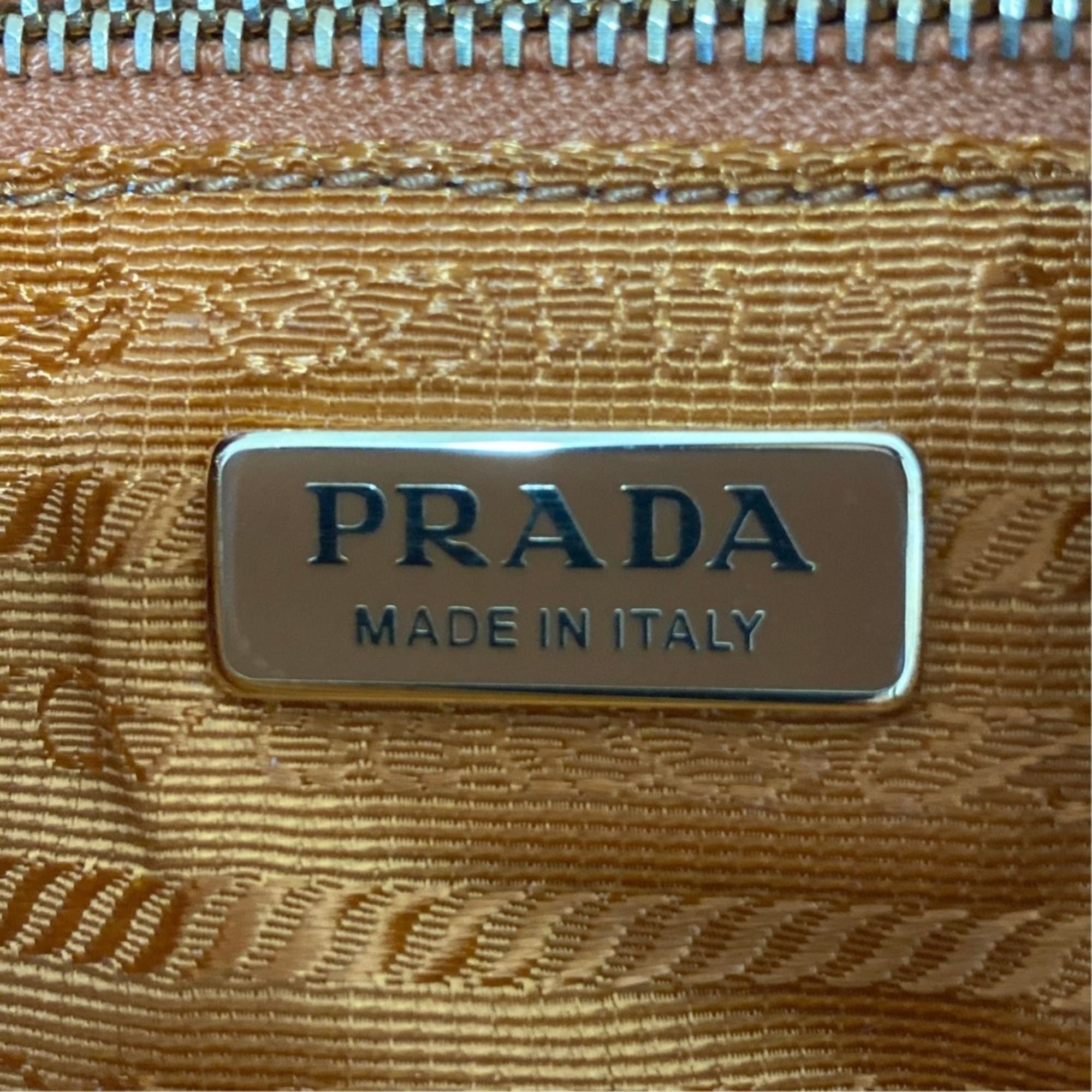 Leather Handbag Pouch Shoulder Bag (Pre-Owned) - Prada - Modalova