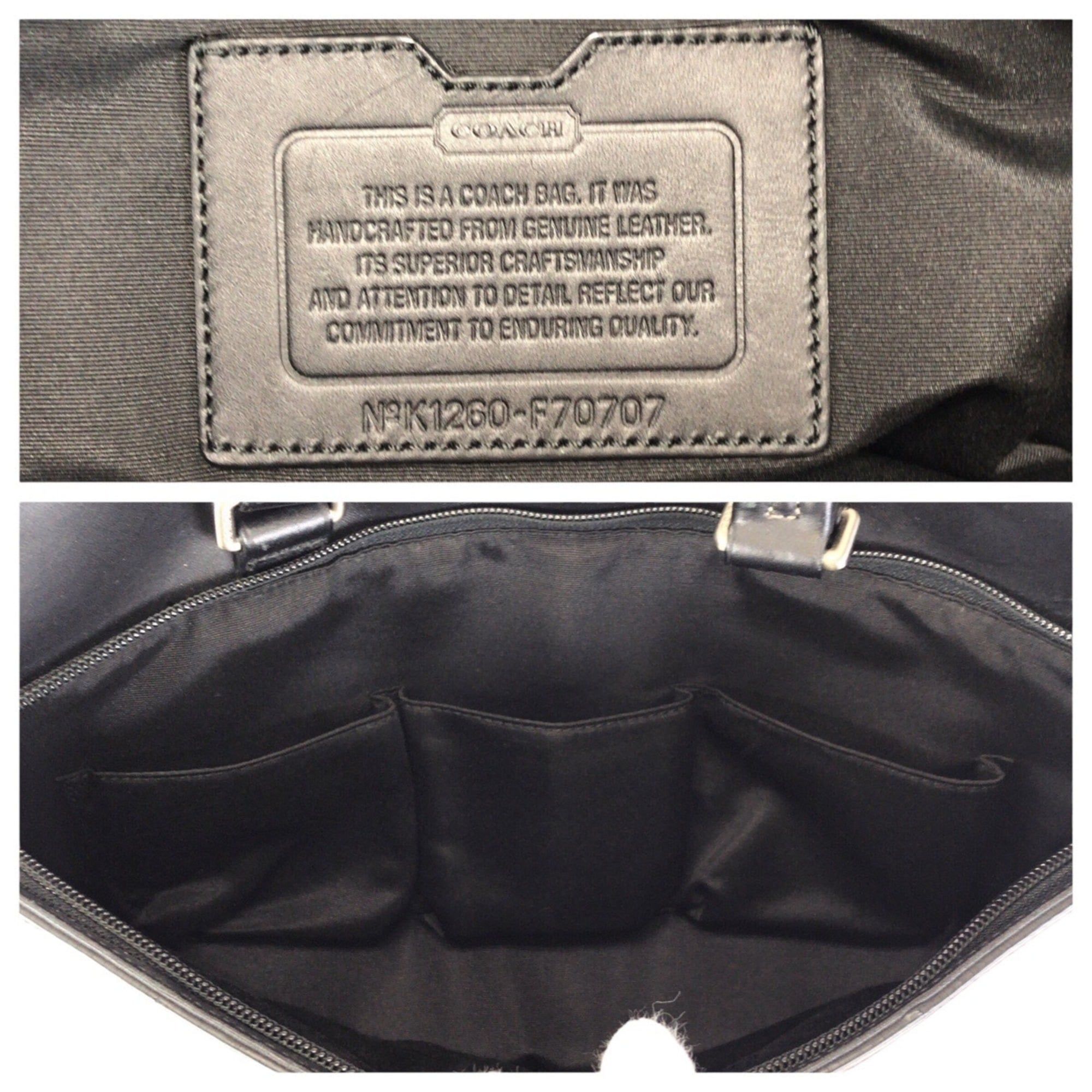 Leather Briefcase Shoulder Bag (Pre-Owned) - Coach - Modalova