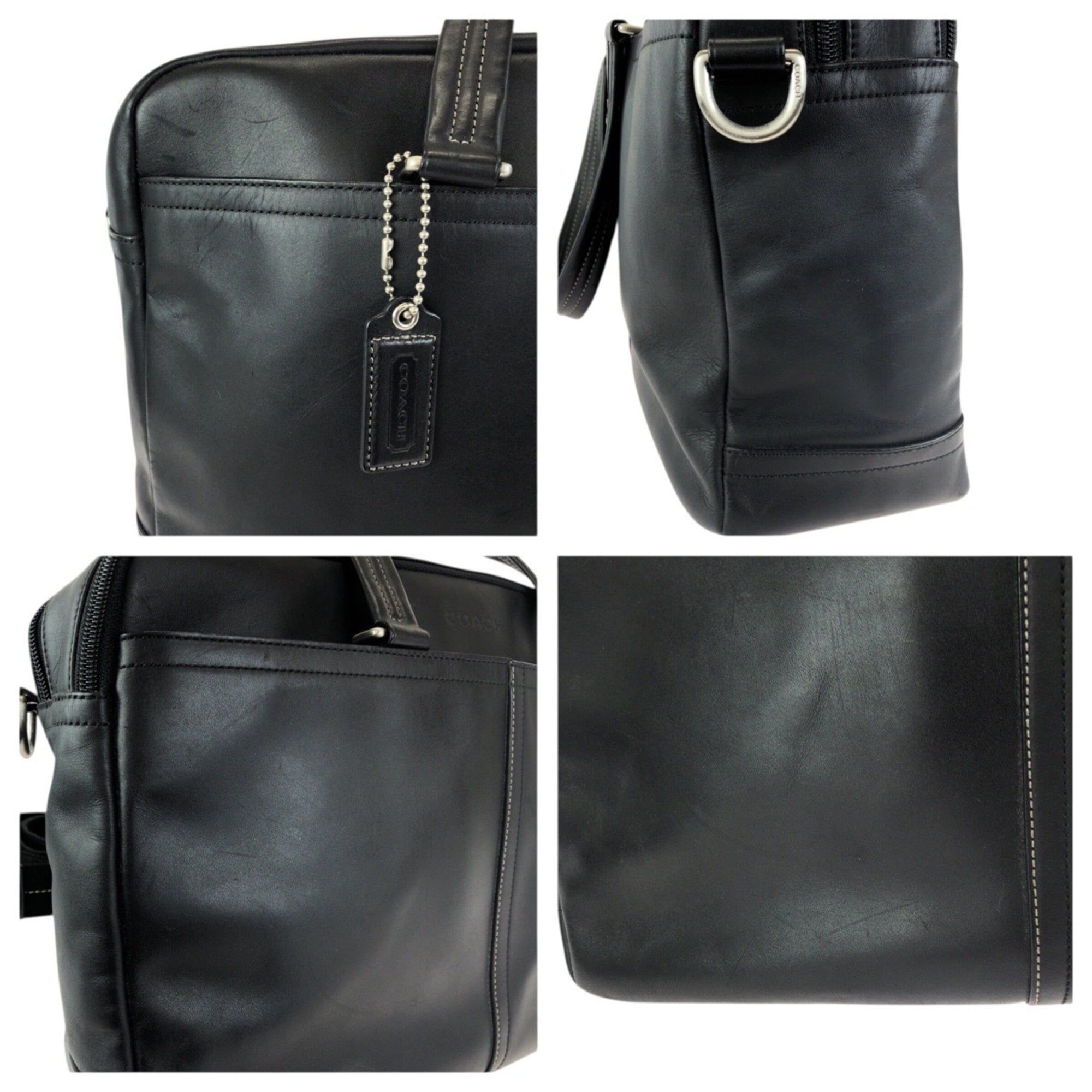 Leather Briefcase Shoulder Bag (Pre-Owned) - Coach - Modalova