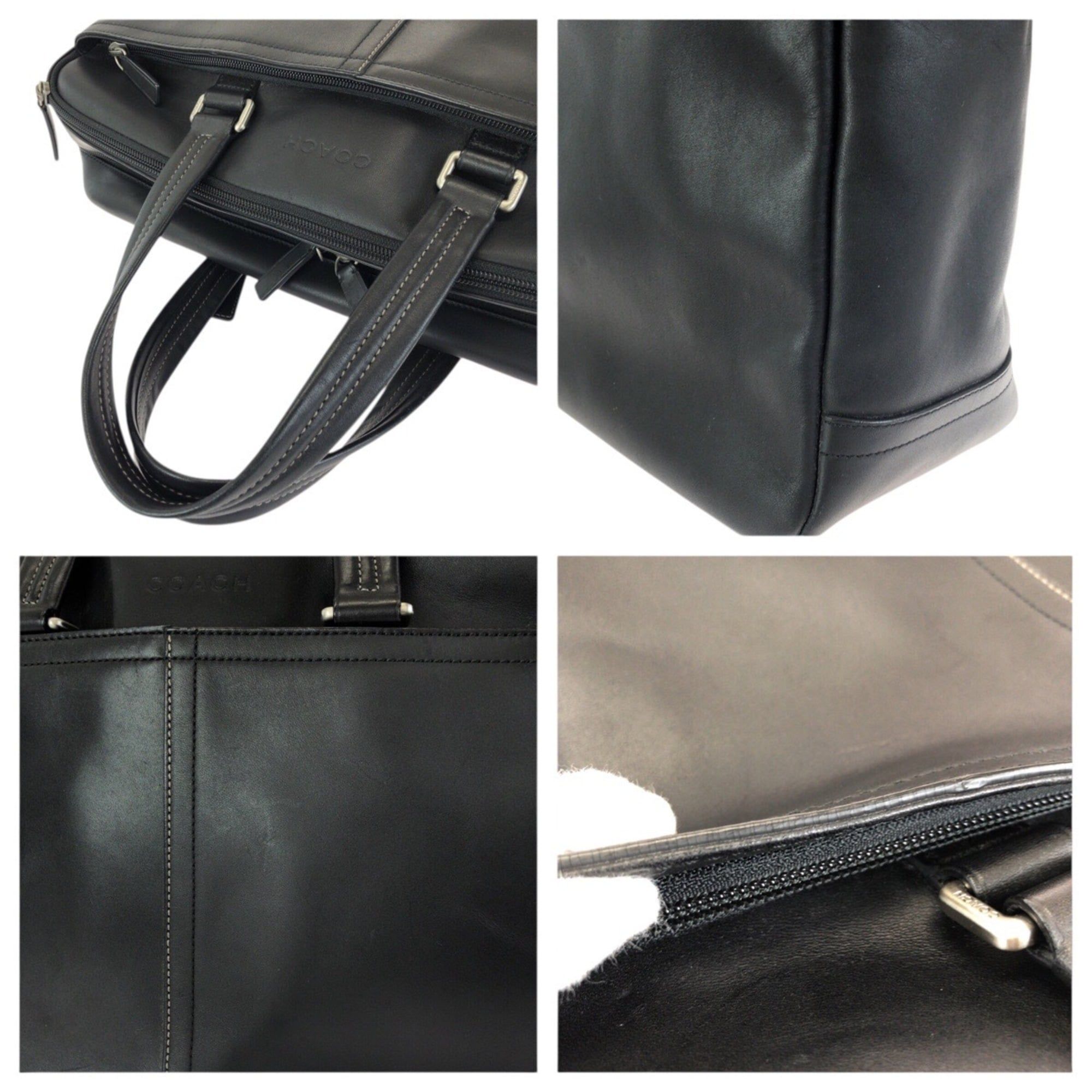 Leather Briefcase Shoulder Bag (Pre-Owned) - Coach - Modalova