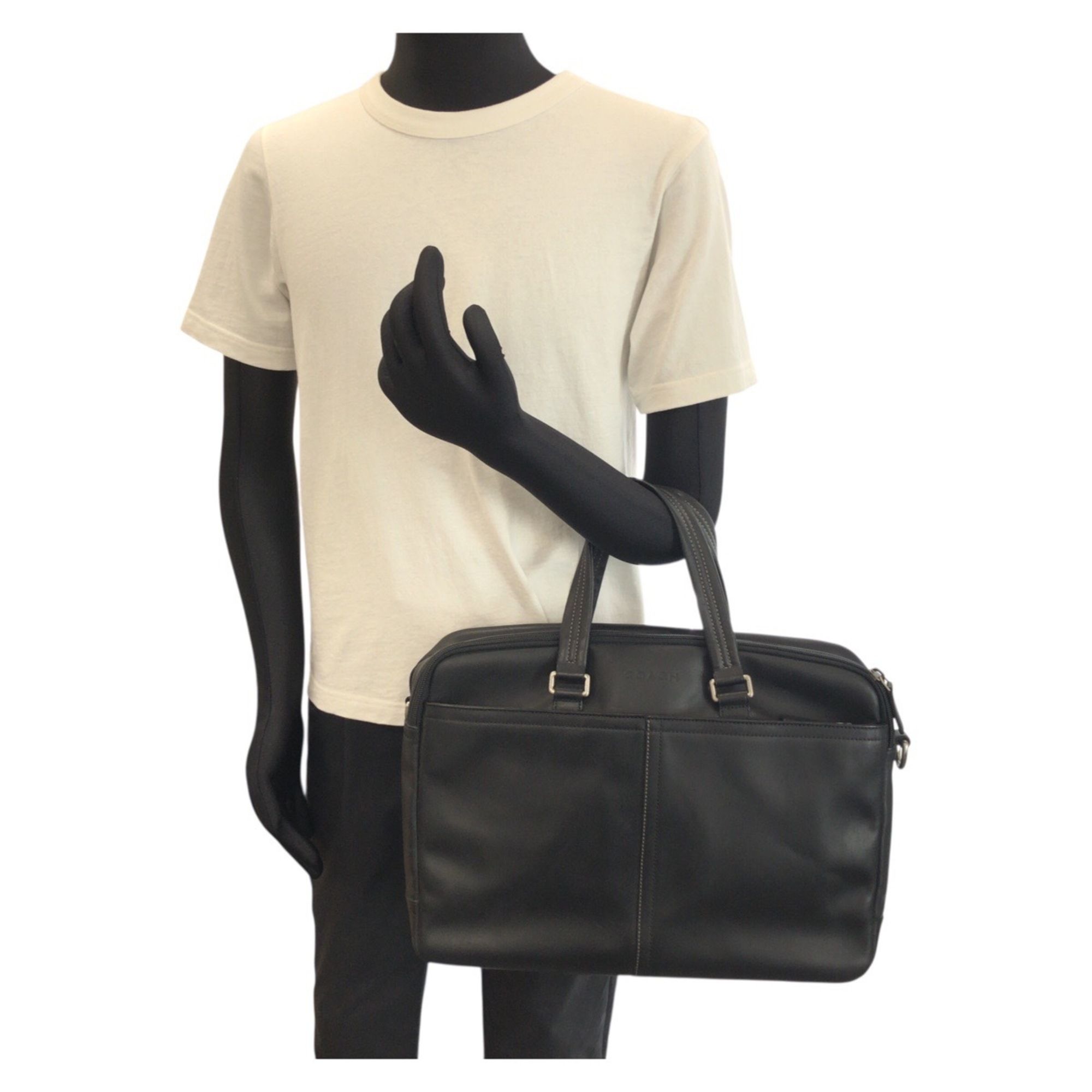 Leather Briefcase Shoulder Bag (Pre-Owned) - Coach - Modalova