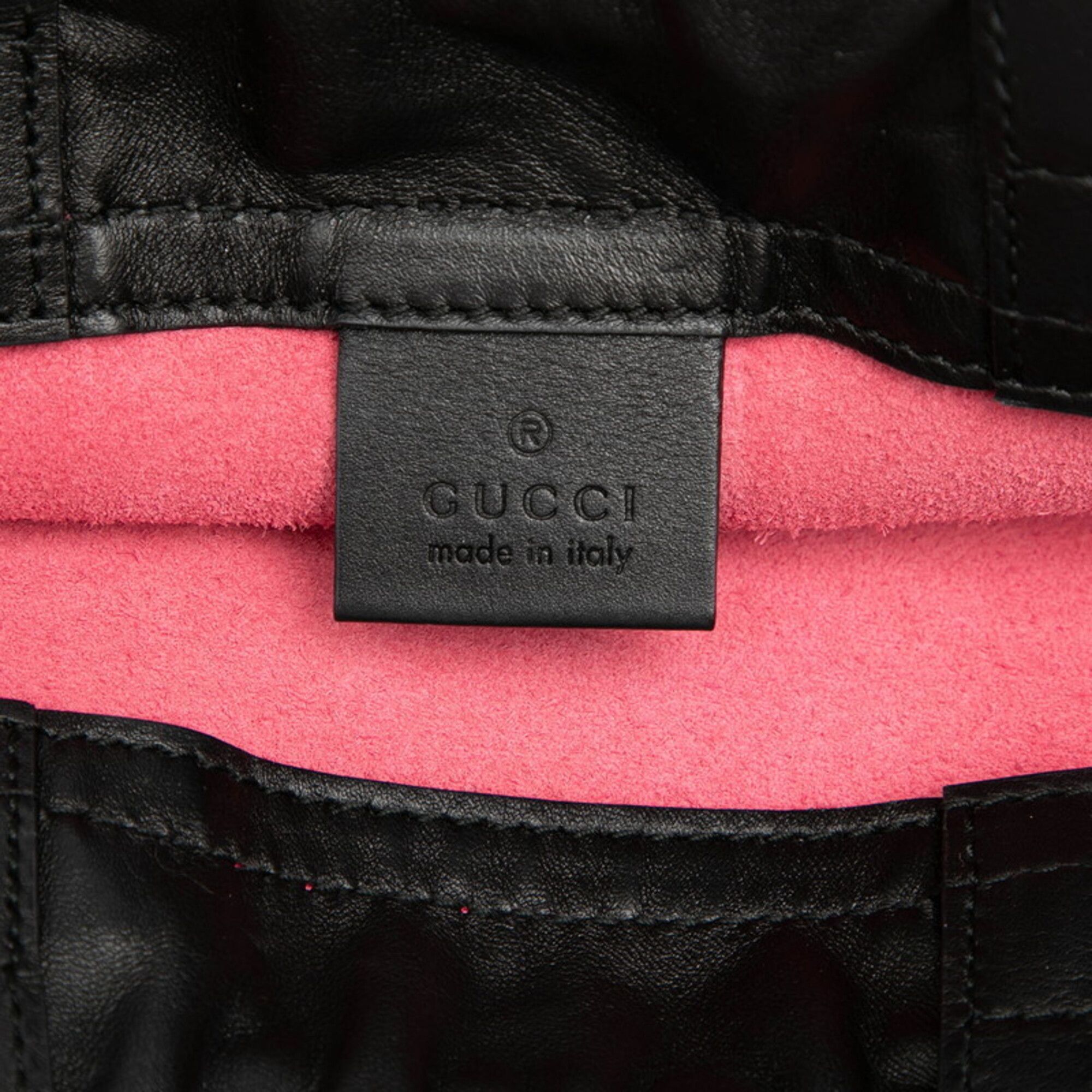 Leather Backpack Pouch (Pre-Owned) - Gucci - Modalova
