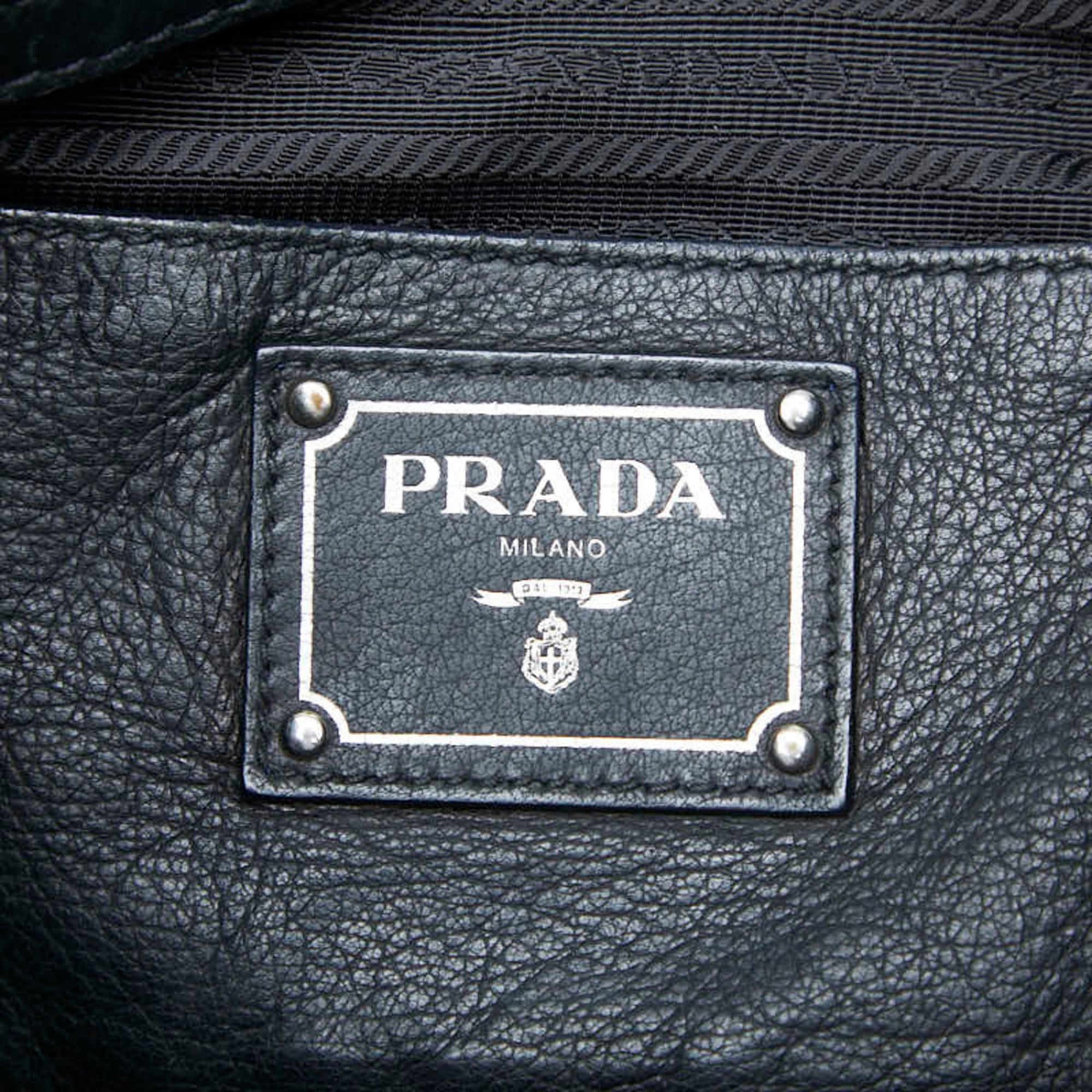 Leather Handbag (Pre-Owned) - Prada - Modalova