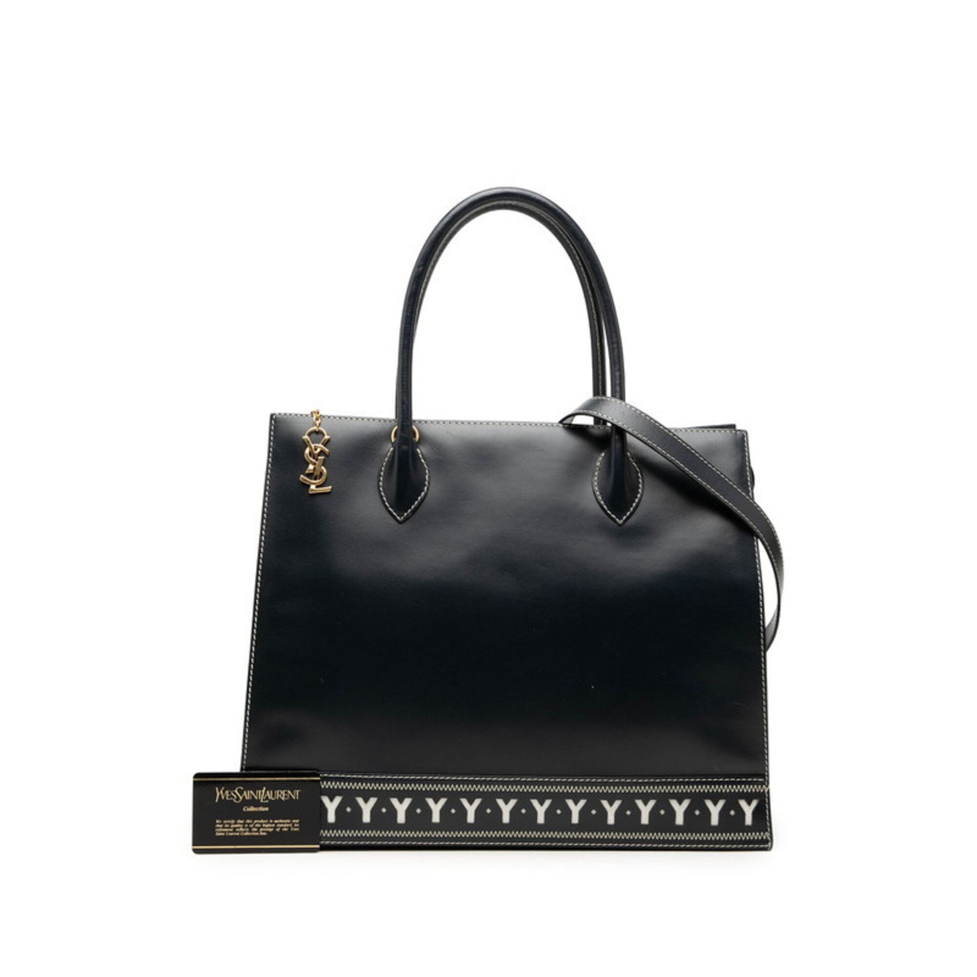 Leather Shoulder Bag Tote Bag (Pre-Owned) - Saint Laurent - Modalova
