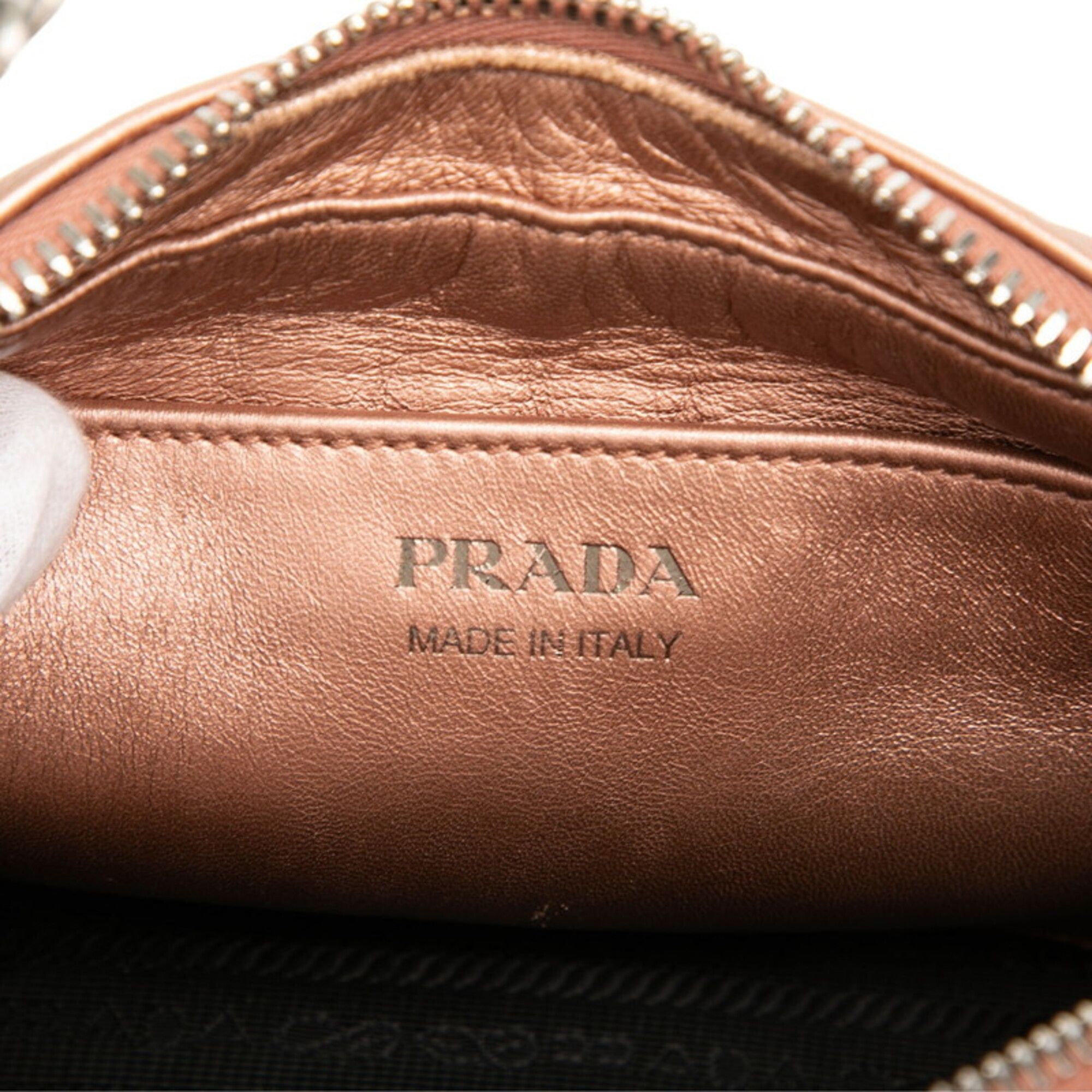 Leather Shoulder Bag (Pre-Owned) - Prada - Modalova