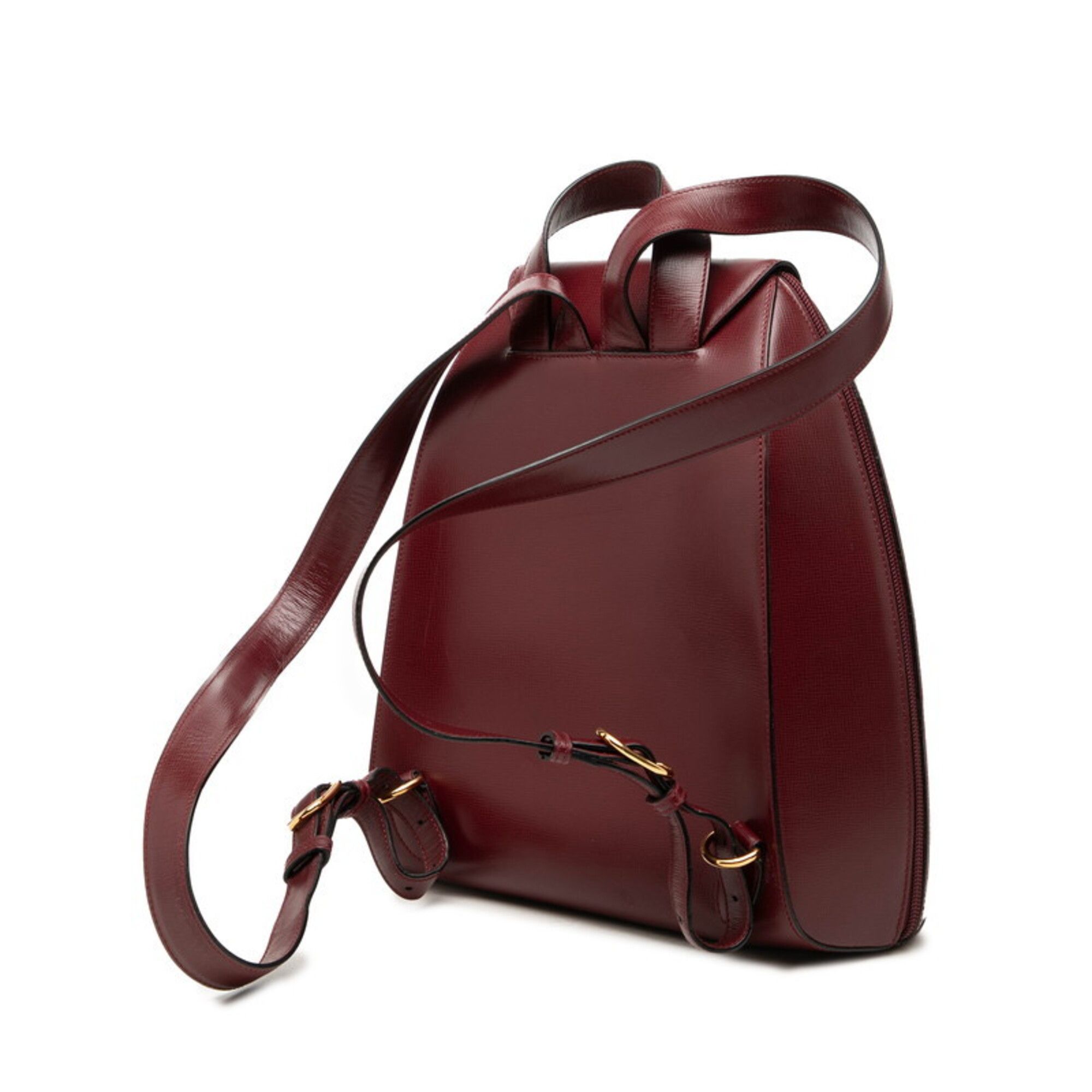 Leather Backpack (Pre-Owned) - Cartier - Modalova