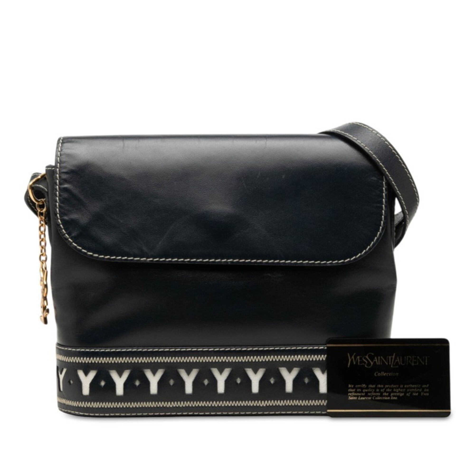 Leather Shoulder Bag (Pre-Owned) - Saint Laurent - Modalova