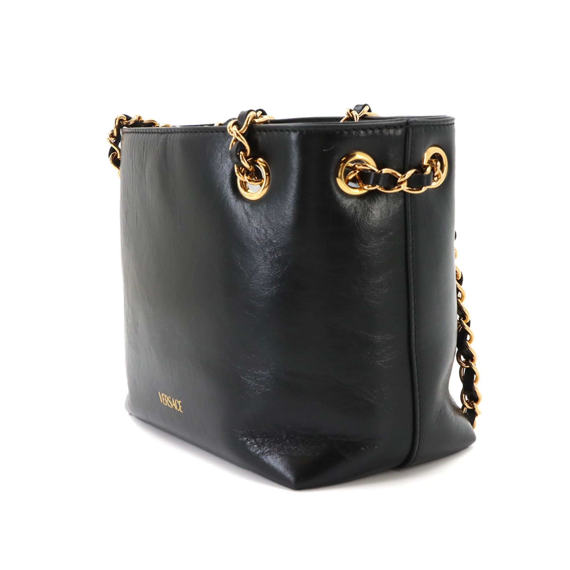 Leather Handbag Shoulder Bag (Pre-Owned) - Versace - Modalova