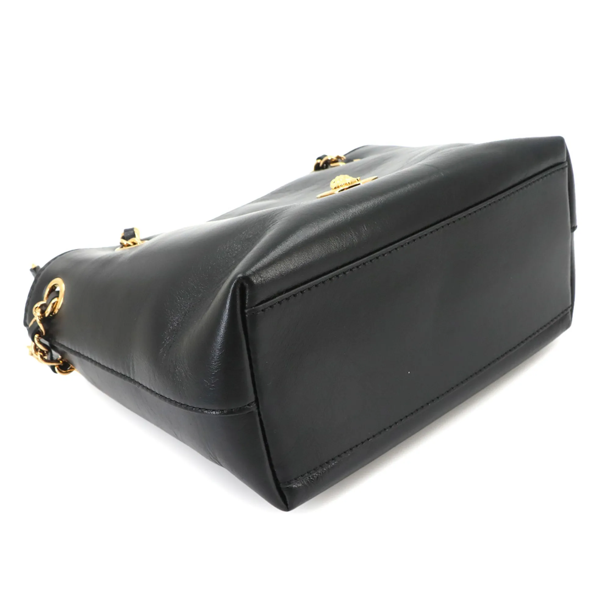 Leather Handbag Shoulder Bag (Pre-Owned) - Versace - Modalova