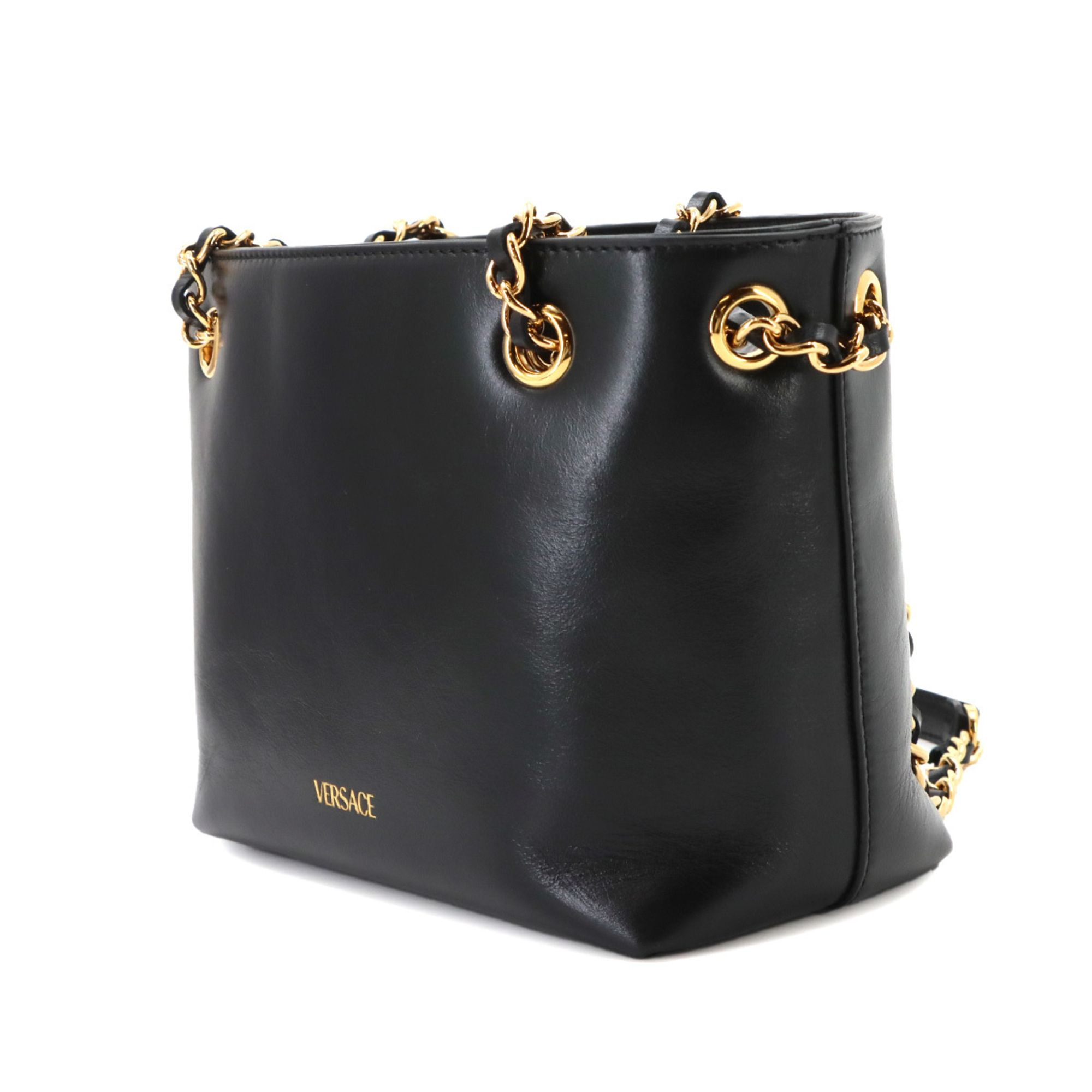 Leather Handbag Shoulder Bag (Pre-Owned) - Versace - Modalova