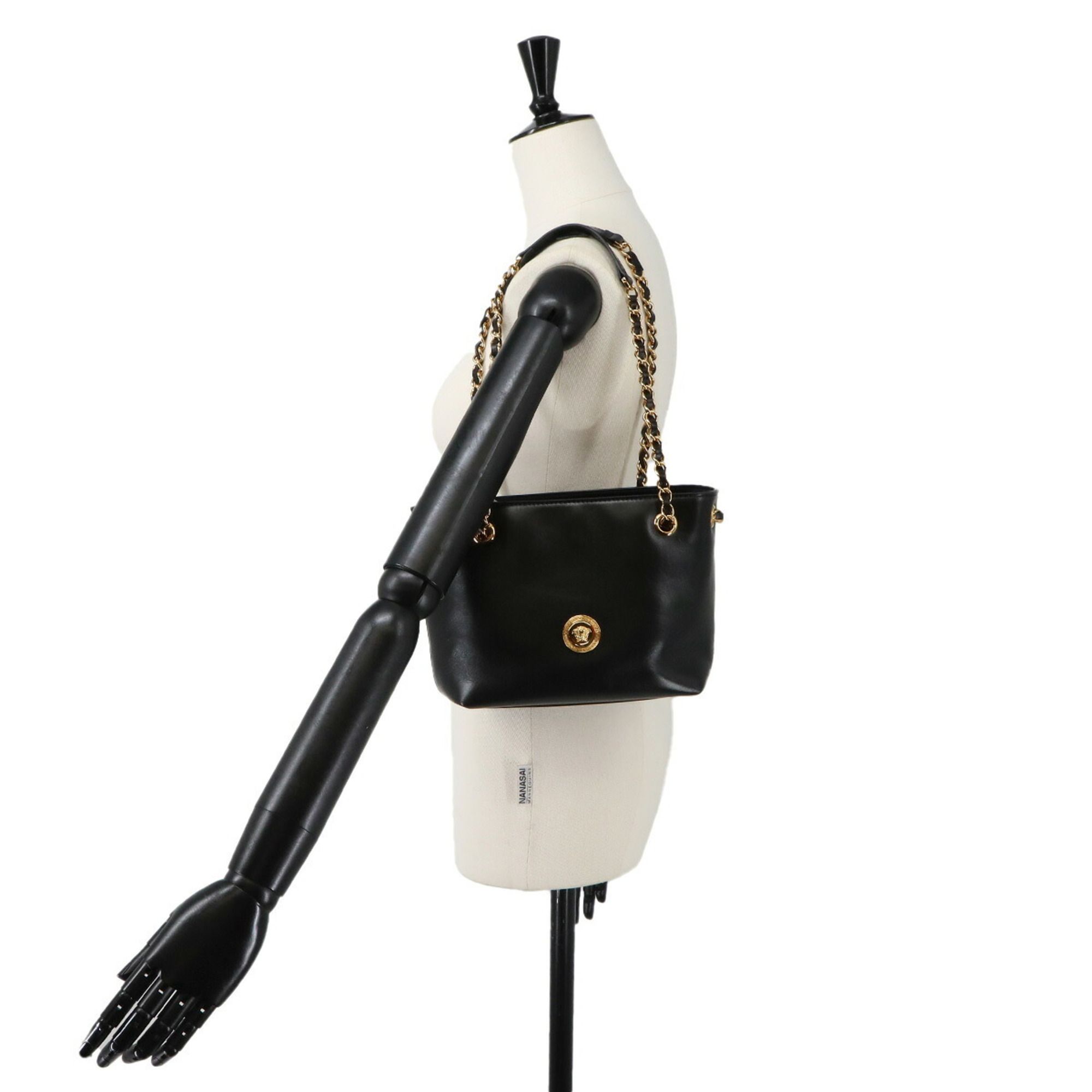 Leather Handbag Shoulder Bag (Pre-Owned) - Versace - Modalova