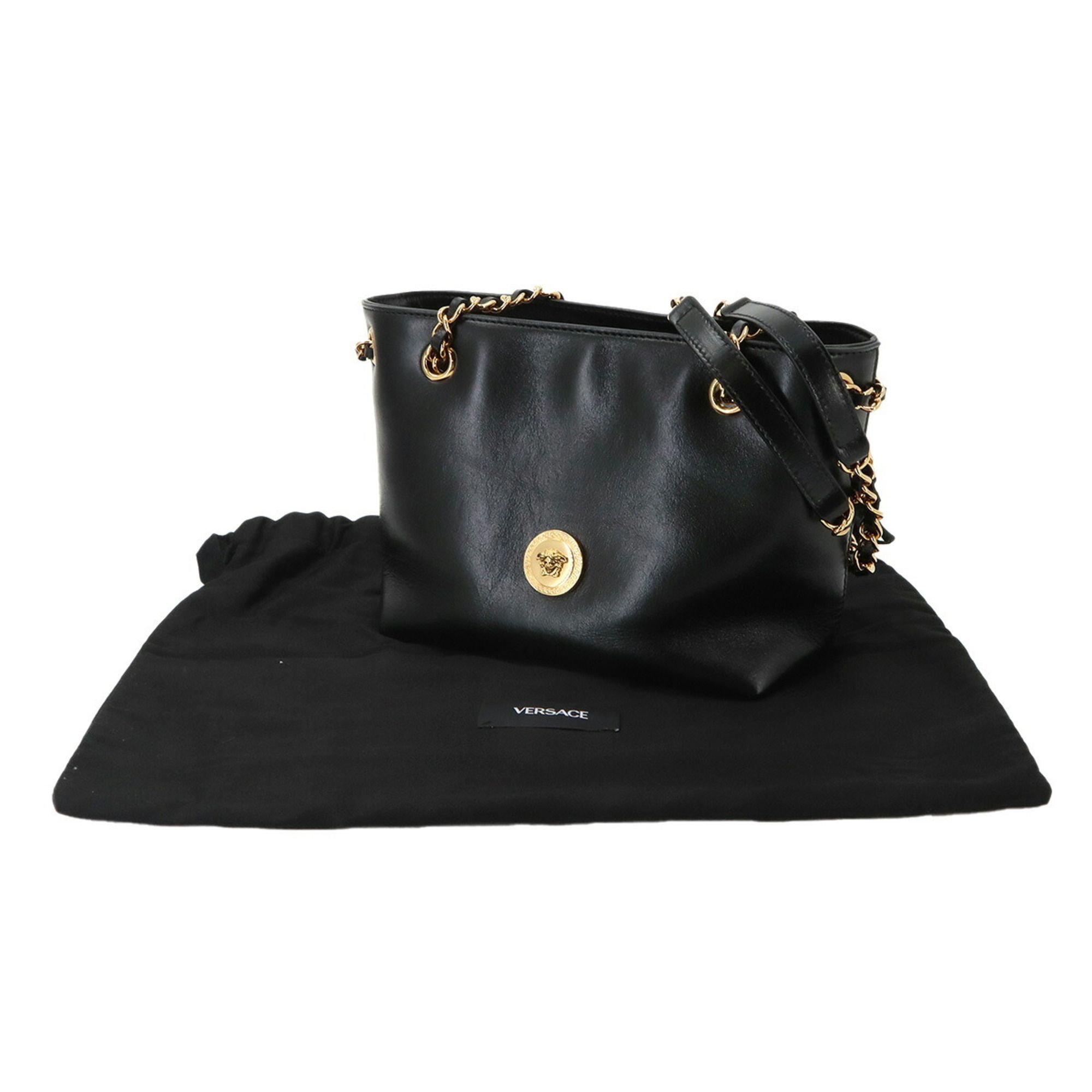 Leather Handbag Shoulder Bag (Pre-Owned) - Versace - Modalova