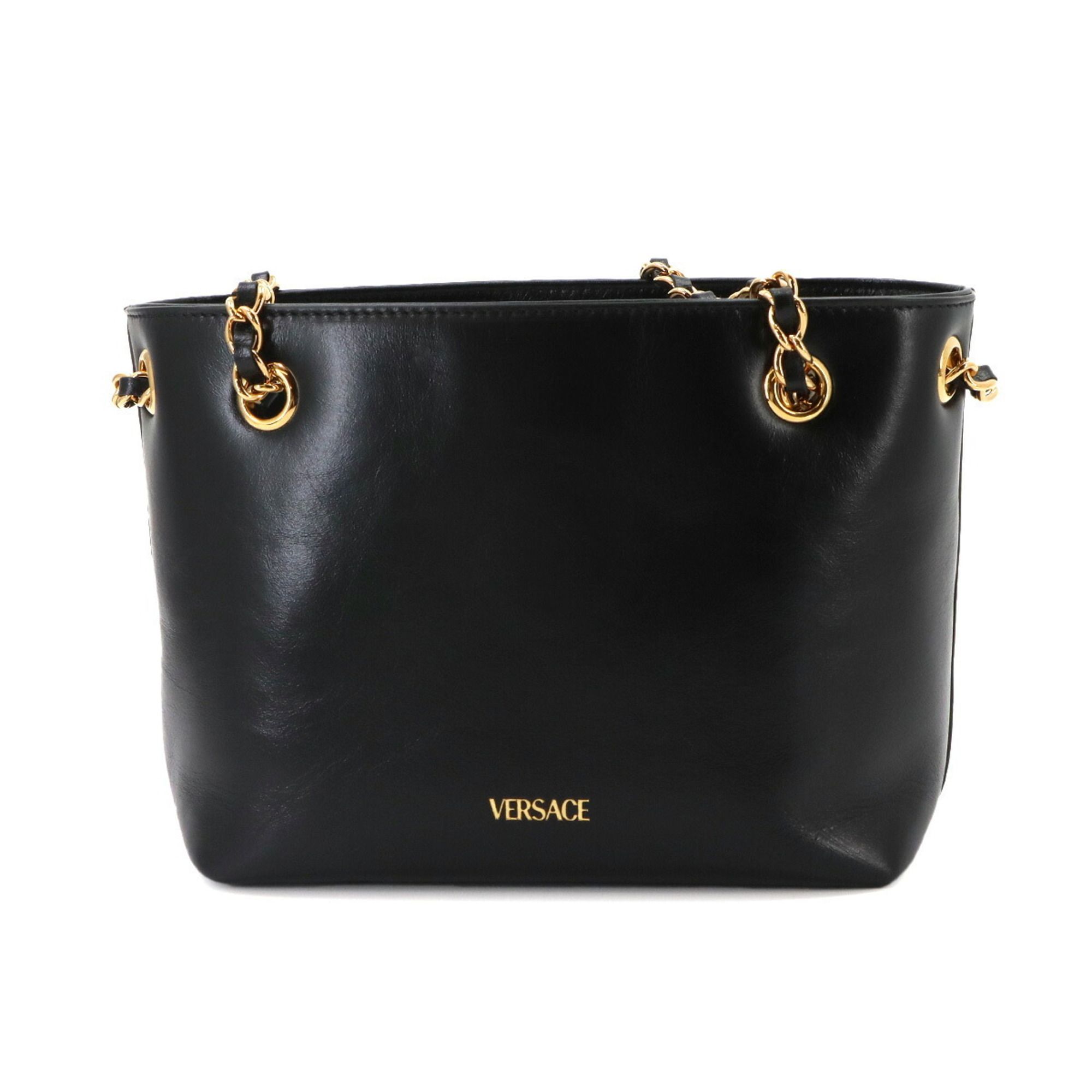 Leather Handbag Shoulder Bag (Pre-Owned) - Versace - Modalova