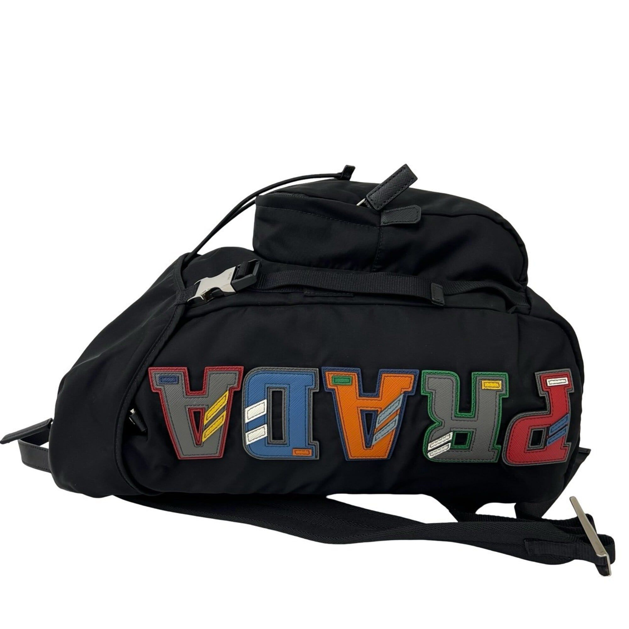 Nylon Leather Backpack (Pre-Owned) - Prada - Modalova