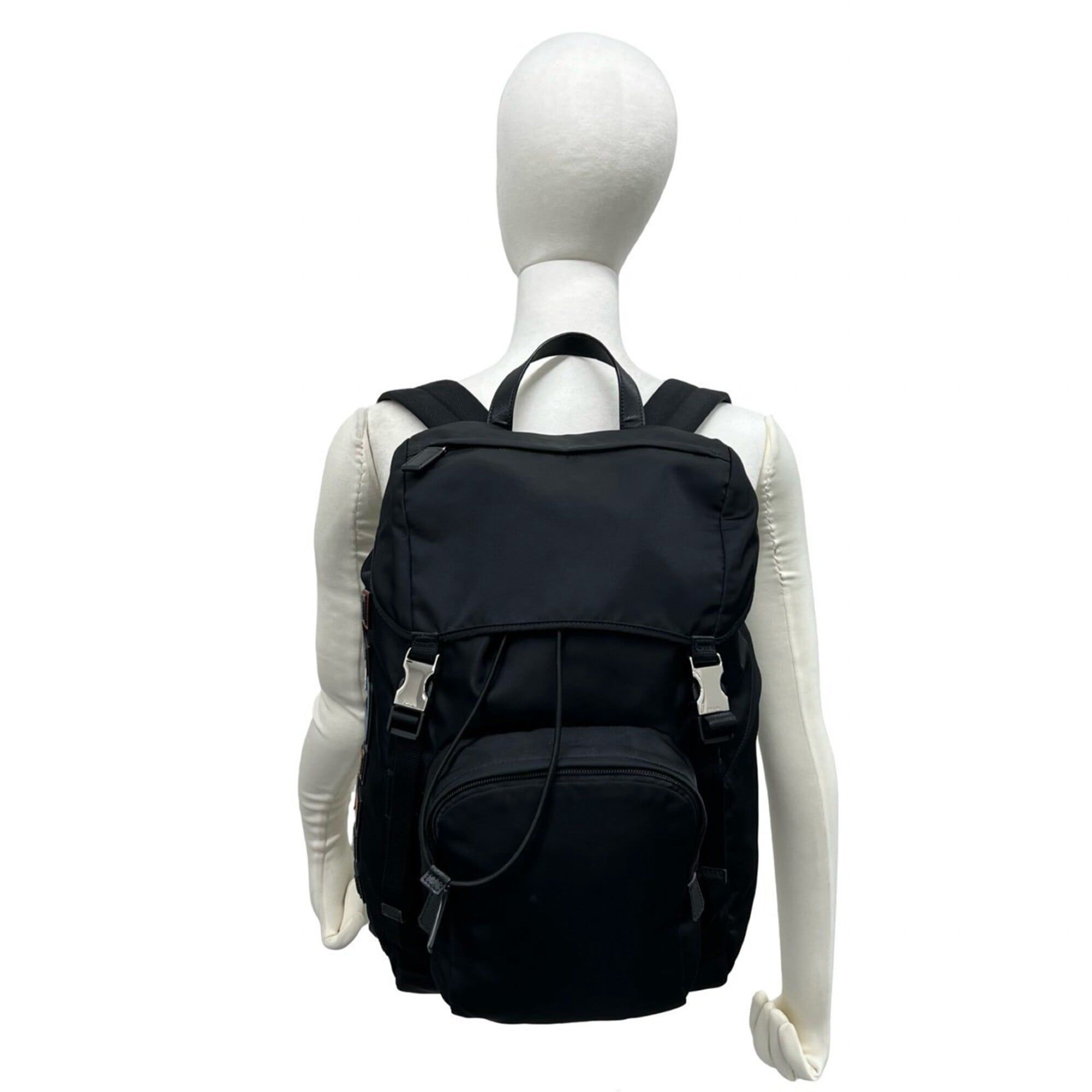 Nylon Leather Backpack (Pre-Owned) - Prada - Modalova