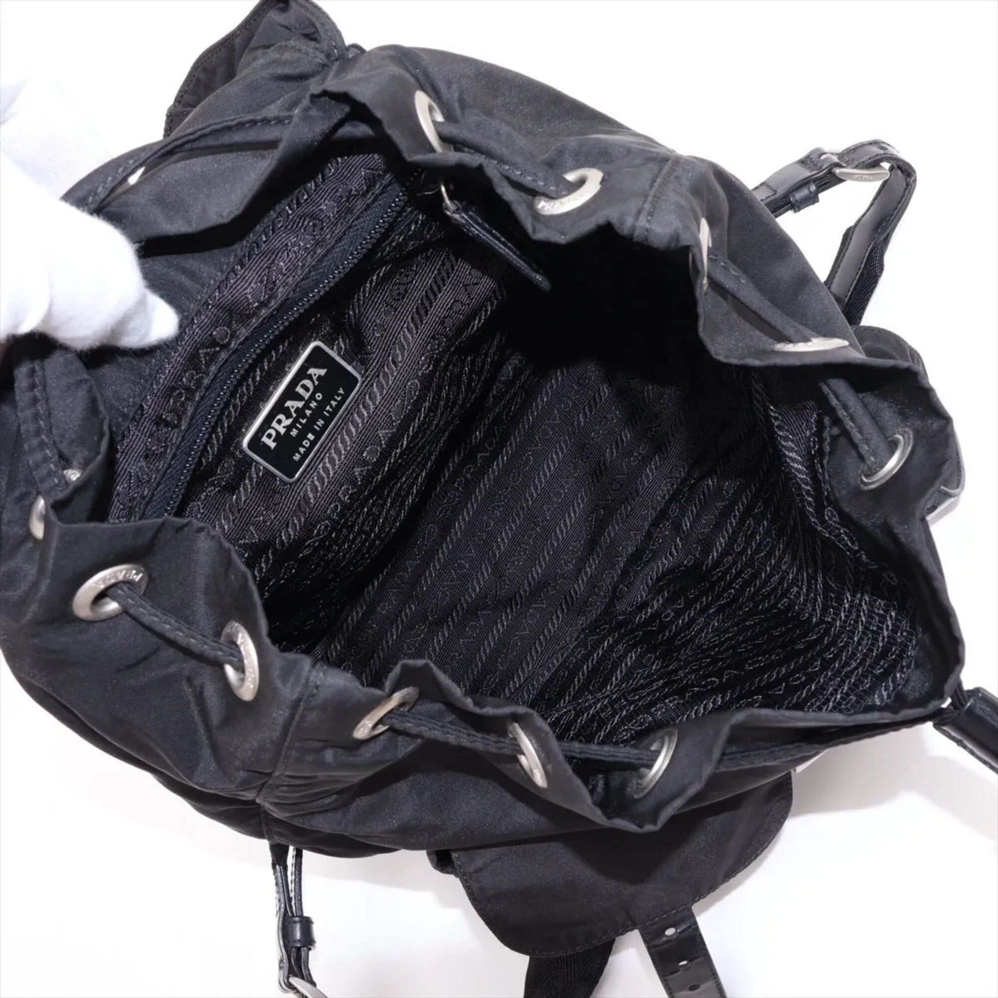 Leather Nylon Shoulder Bag (Pre-Owned) - Prada - Modalova