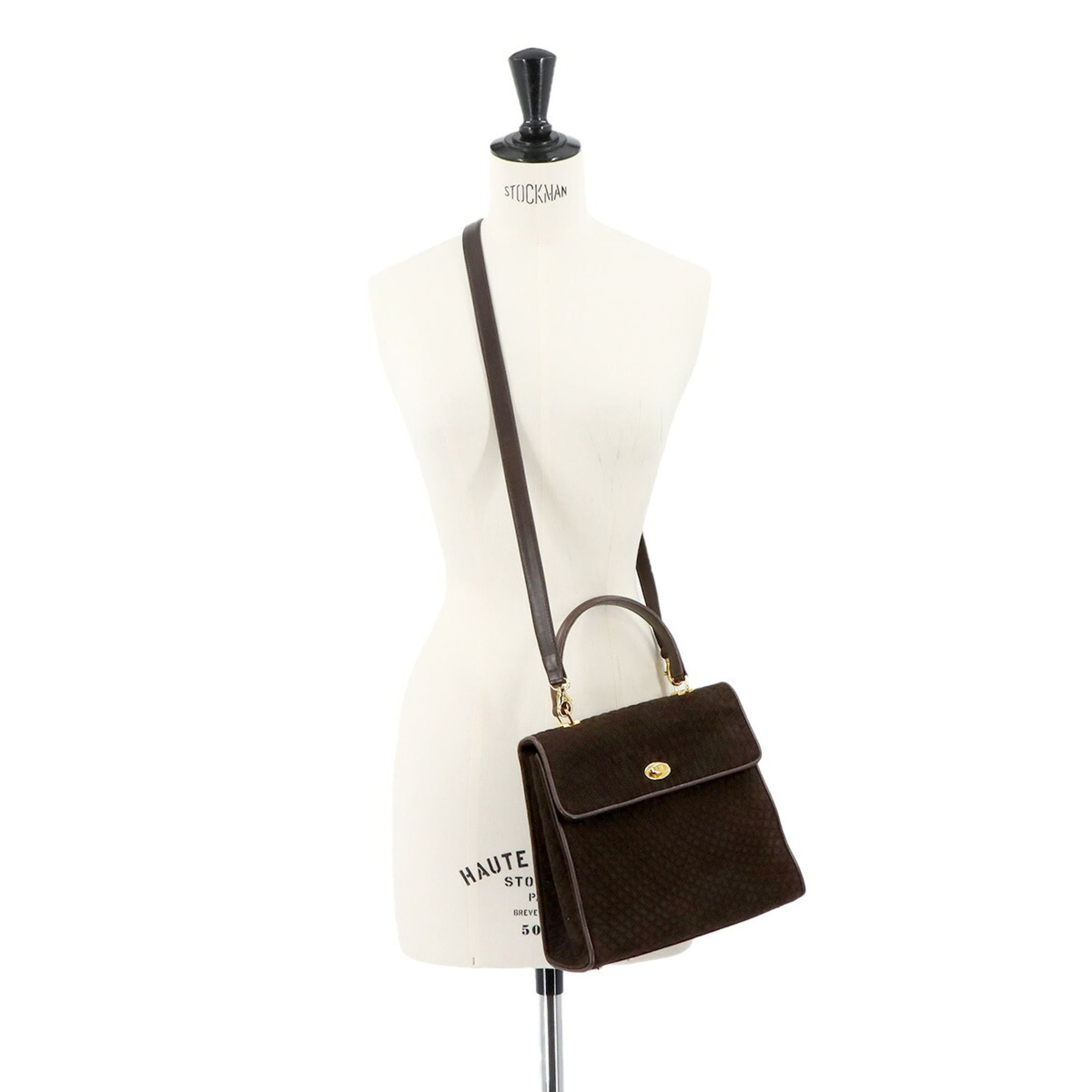Suede Leather Handbag Shoulder Bag (Pre-Owned) - Bally - Modalova