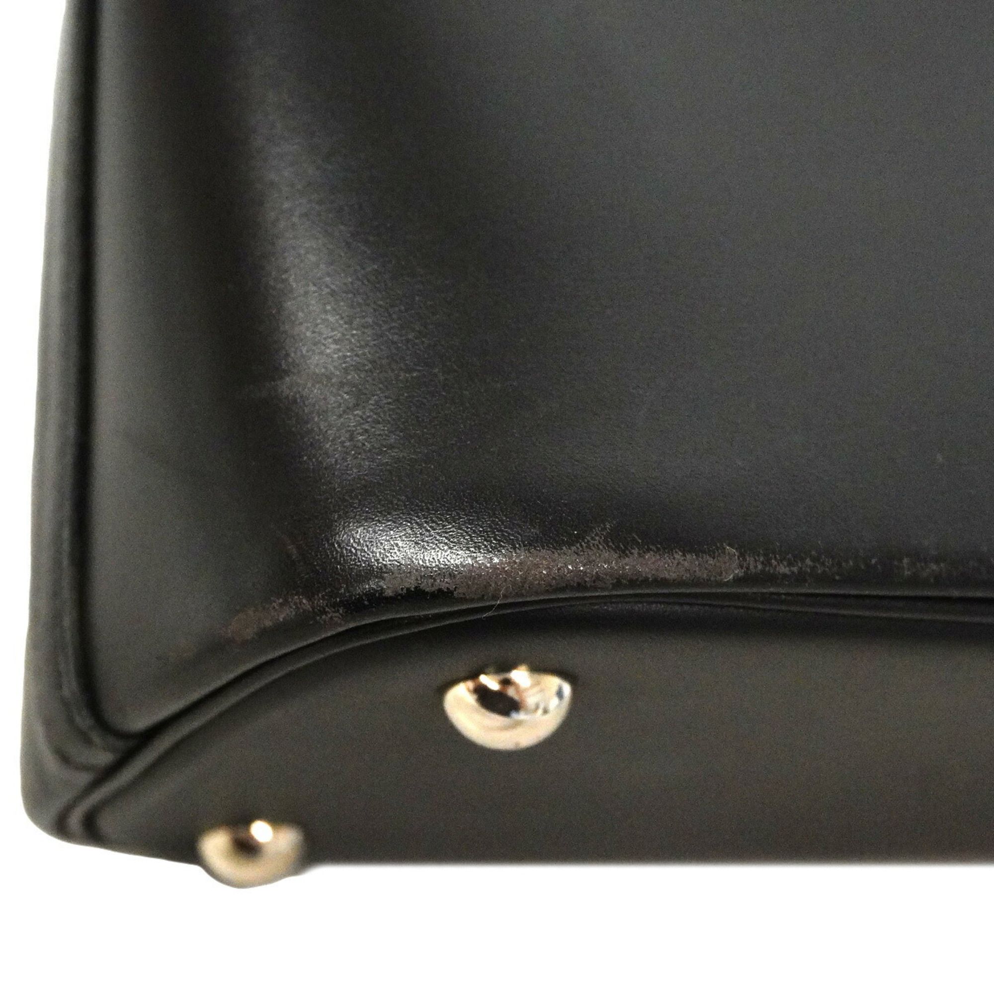 Box Calf Leather Handbag (Pre-Owned) - Hermes - Modalova