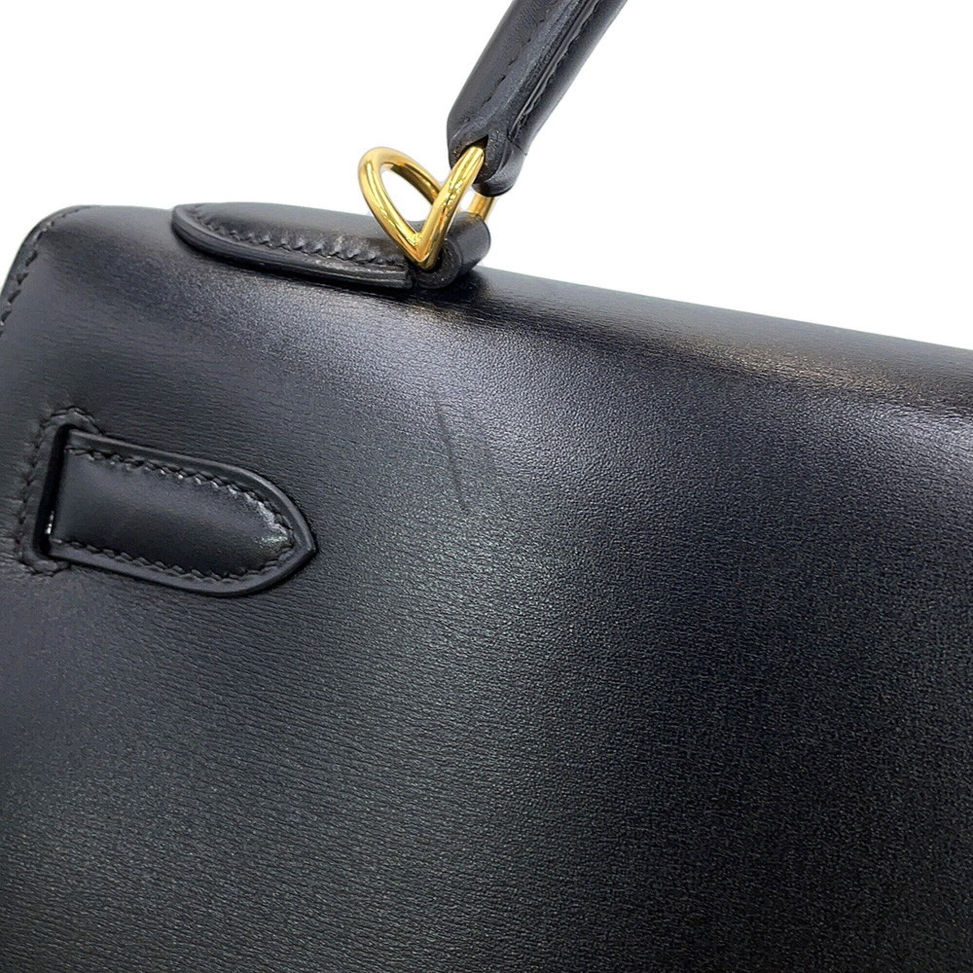 Kelly Box Calf Leather Handbag (Pre-Owned) - Hermes - Modalova